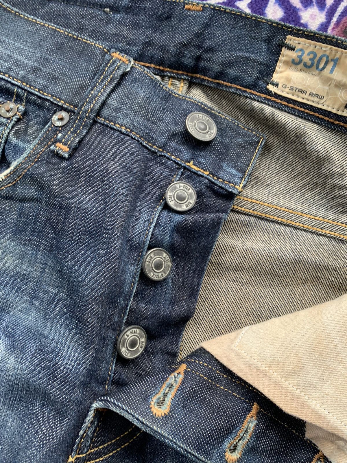G-Star G Star Raw Distressed Denim Size US 31 - 8 Thumbnail