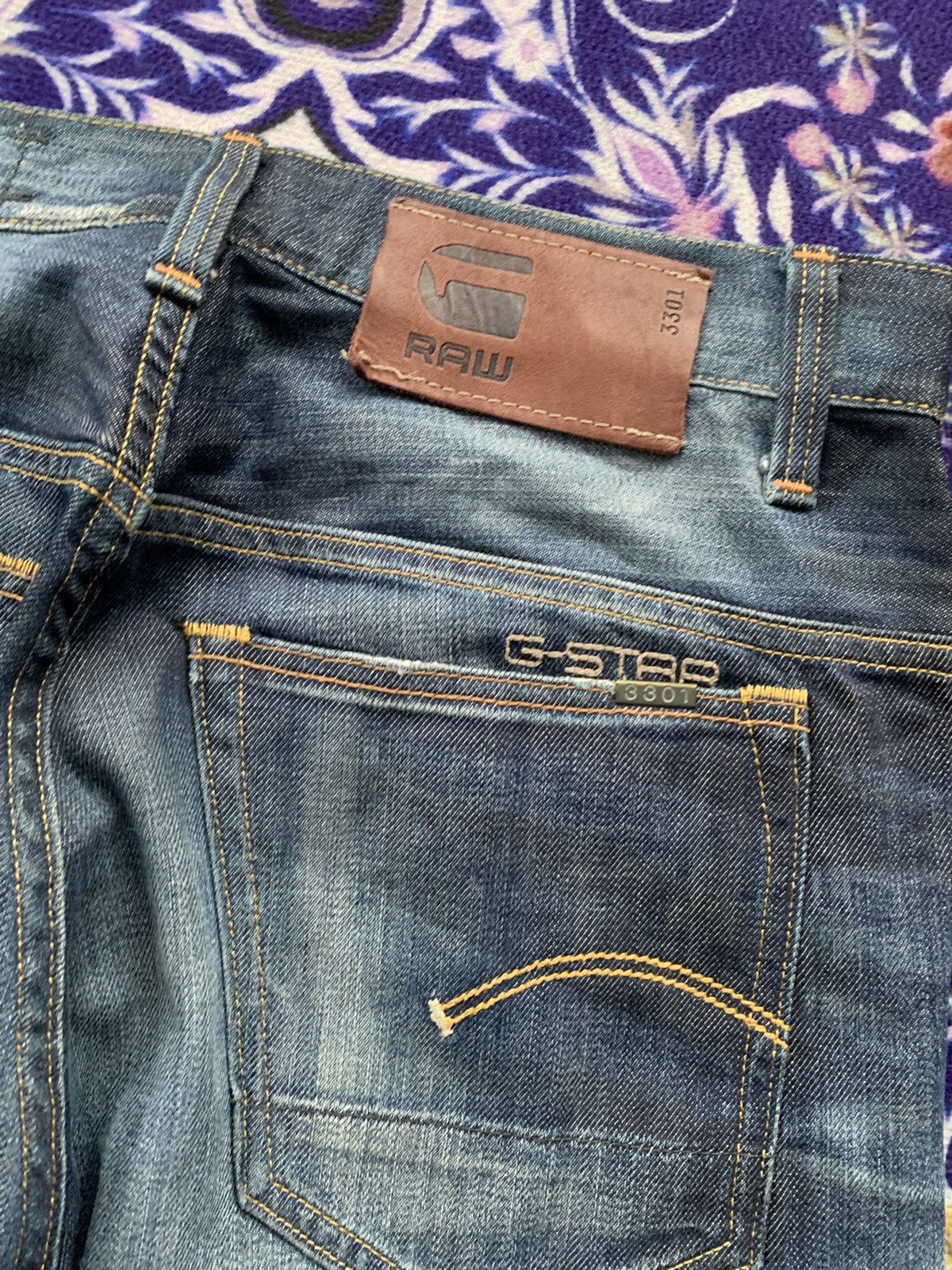 G-Star G Star Raw Distressed Denim Size US 31 - 16 Thumbnail