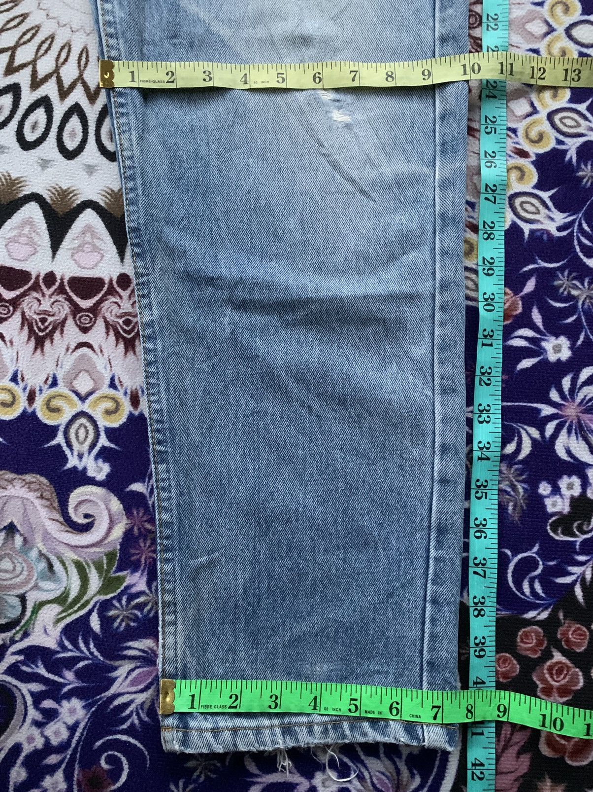 Armani Exchange Vintage Armani Exchange Distressed Denim Size US 33 - 15 Thumbnail