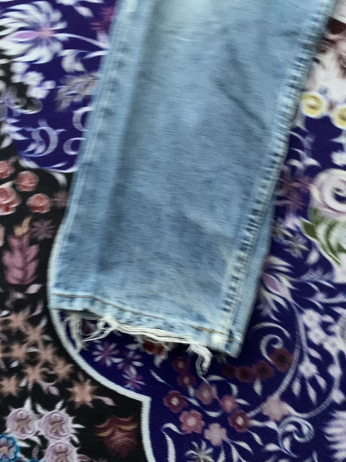 Armani Exchange Vintage Armani Exchange Distressed Denim Size US 33 - 3 Thumbnail