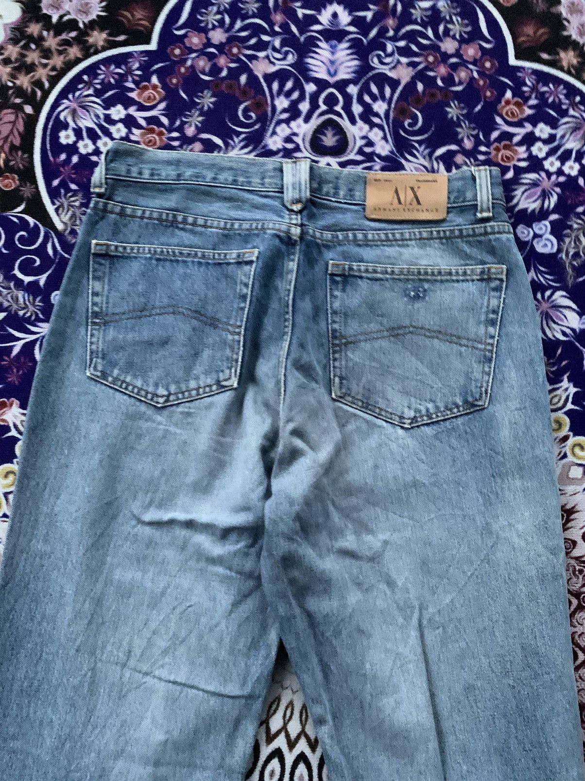 Armani Exchange Vintage Armani Exchange Distressed Denim Size US 33 - 11 Thumbnail