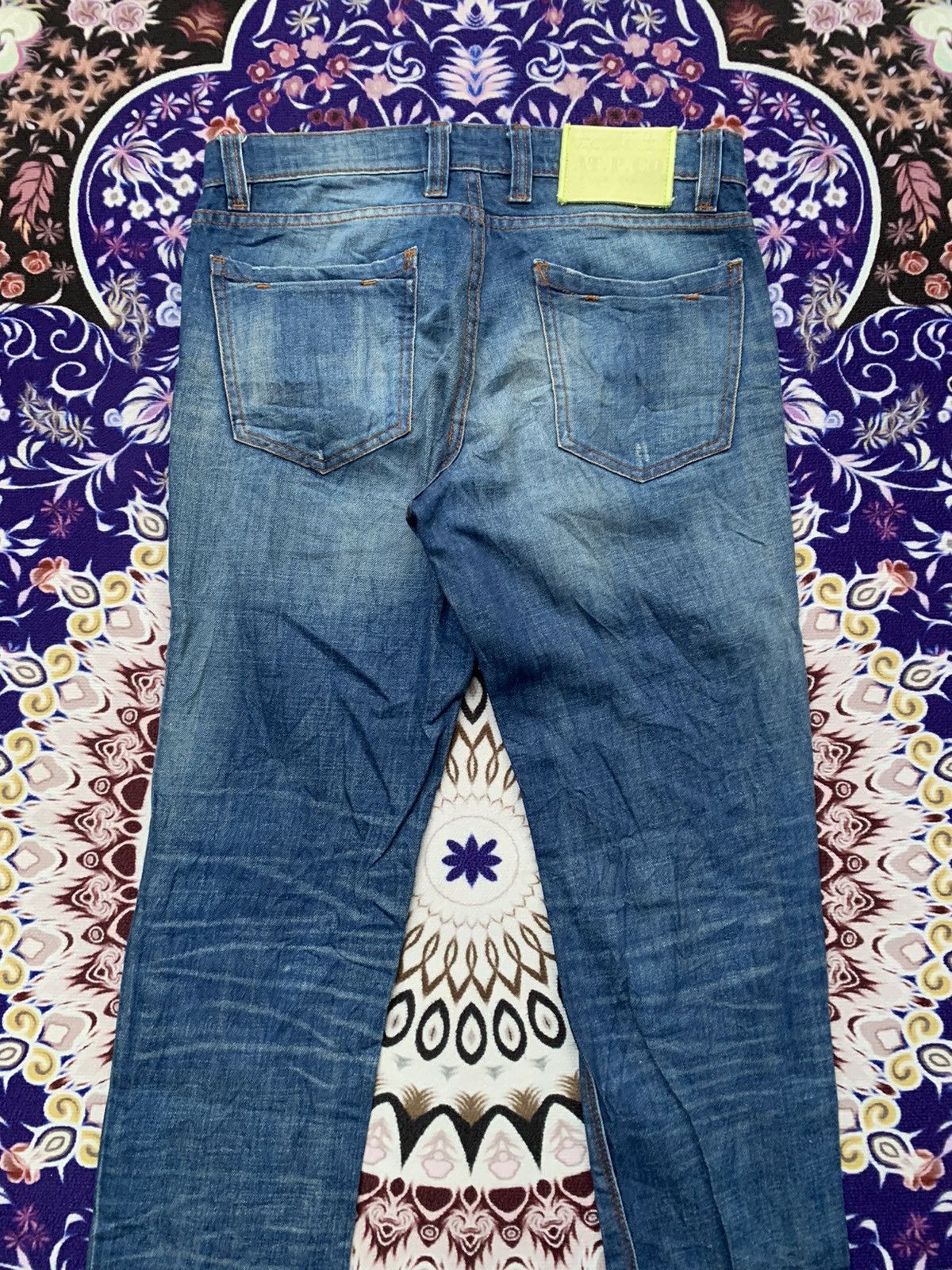 AT.P.CO × Designer AT.P.CO Italy Distressed Denim Size US 33 - 13 Thumbnail