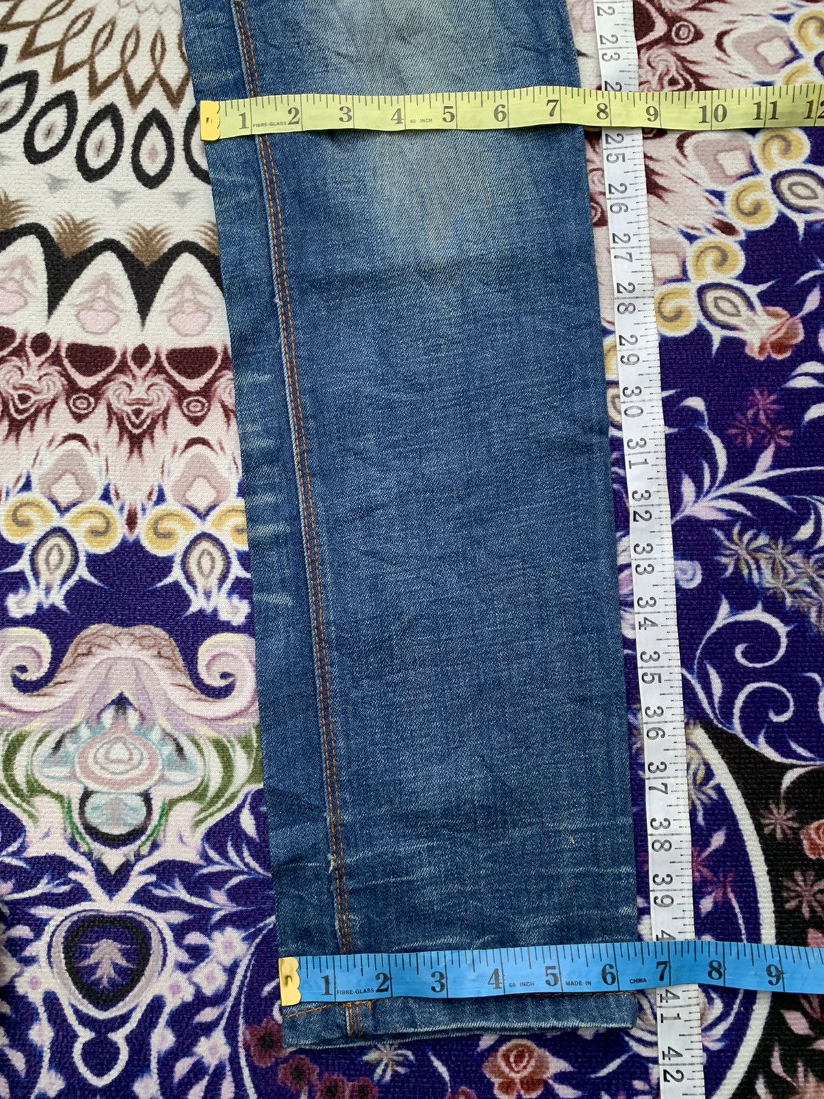 AT.P.CO × Designer AT.P.CO Italy Distressed Denim Size US 33 - 17 Thumbnail