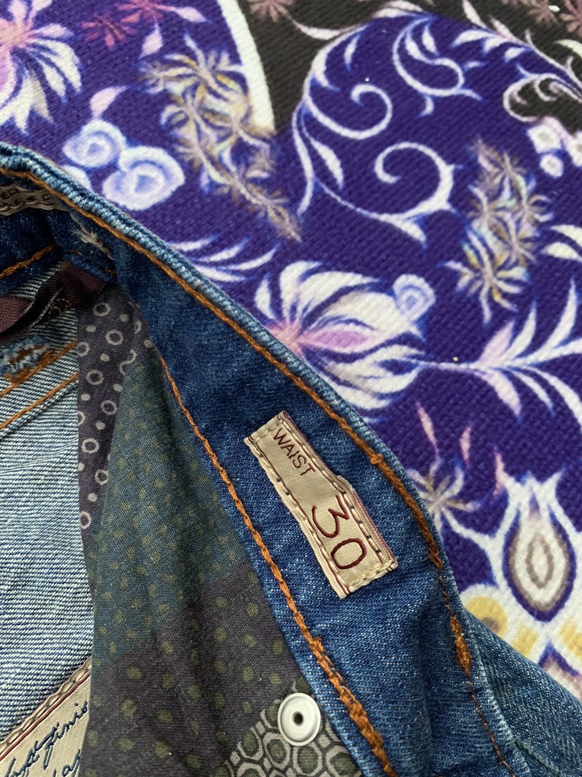 AT.P.CO × Designer AT.P.CO Italy Distressed Denim Size US 33 - 8 Thumbnail