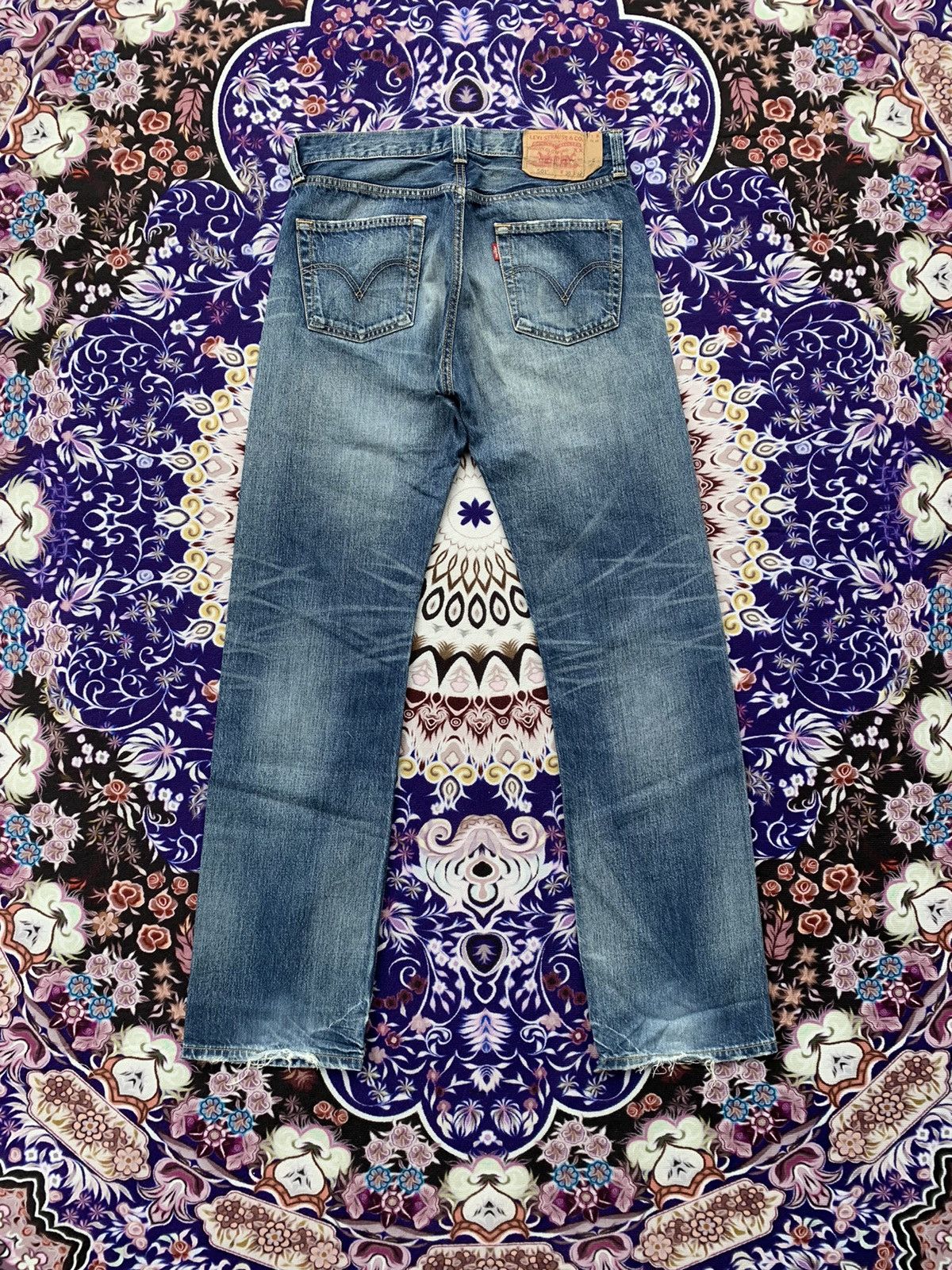 Other Vintage Levis 501 Distresed Denim Size US 32 / EU 48 - 7 Thumbnail