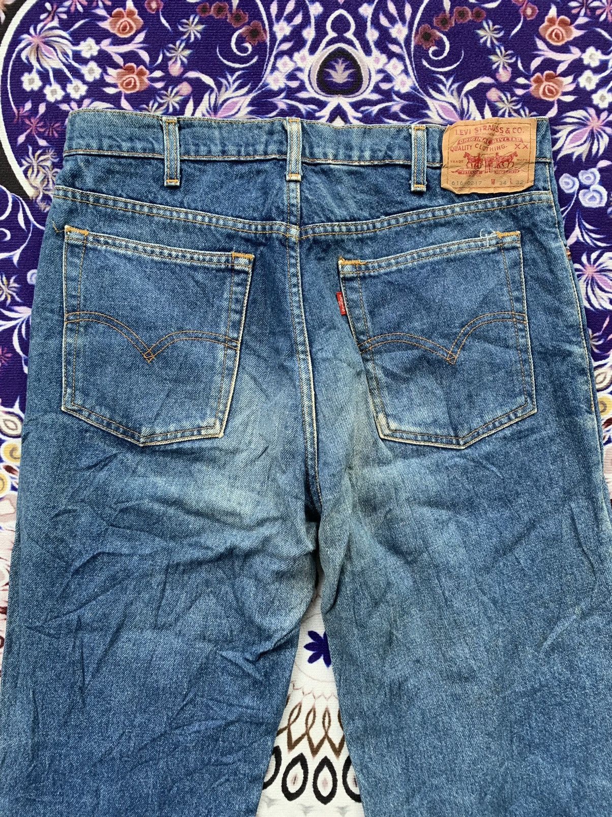 Levi's Vintage Levis 616 Faded Wash Denim Size US 34 / EU 50 - 6 Thumbnail