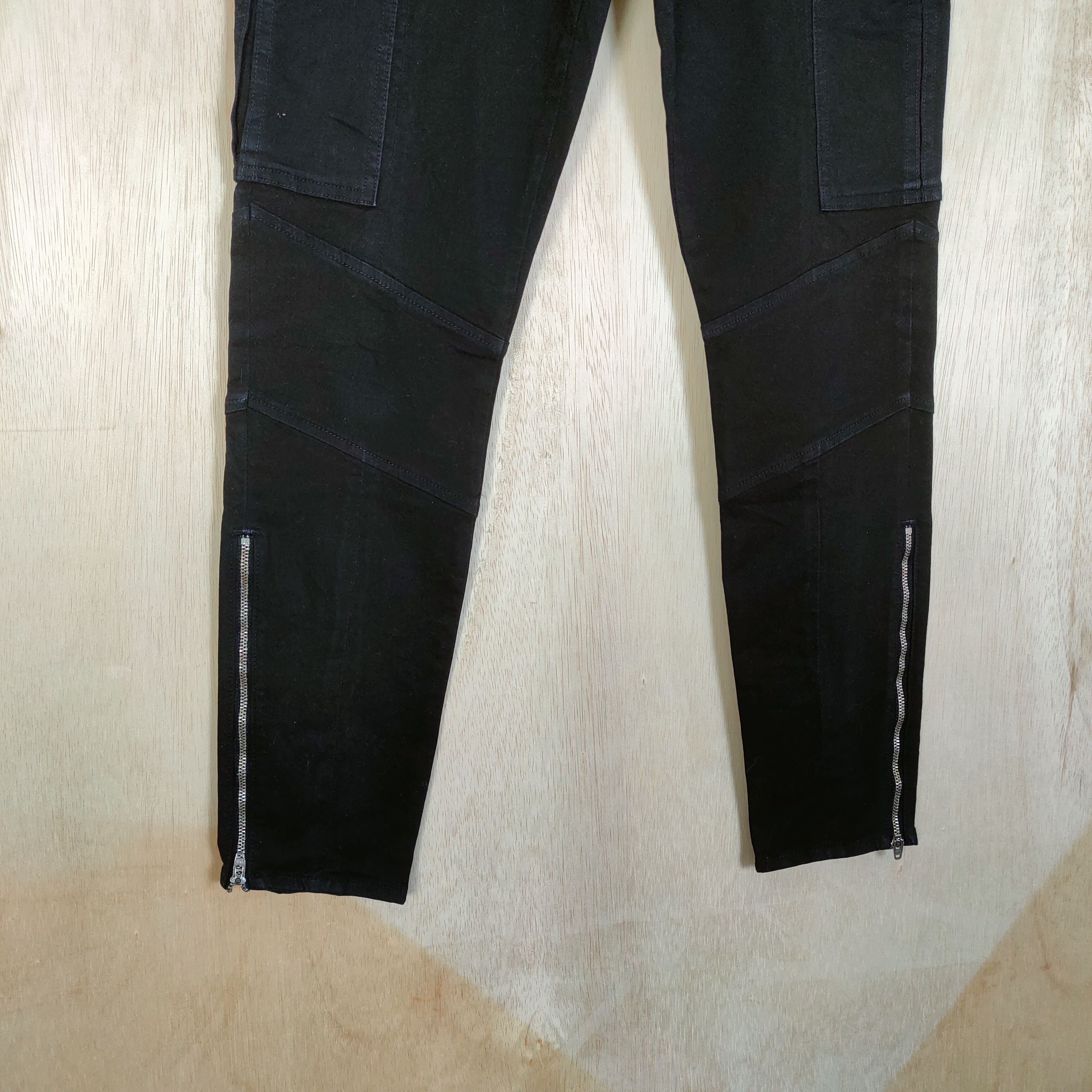 Japanese Brand JAPANESE BRAND SKINNY CARGO PANTS ZIPPER LEG OPEN Size US 28 / EU 44 - 3 Thumbnail