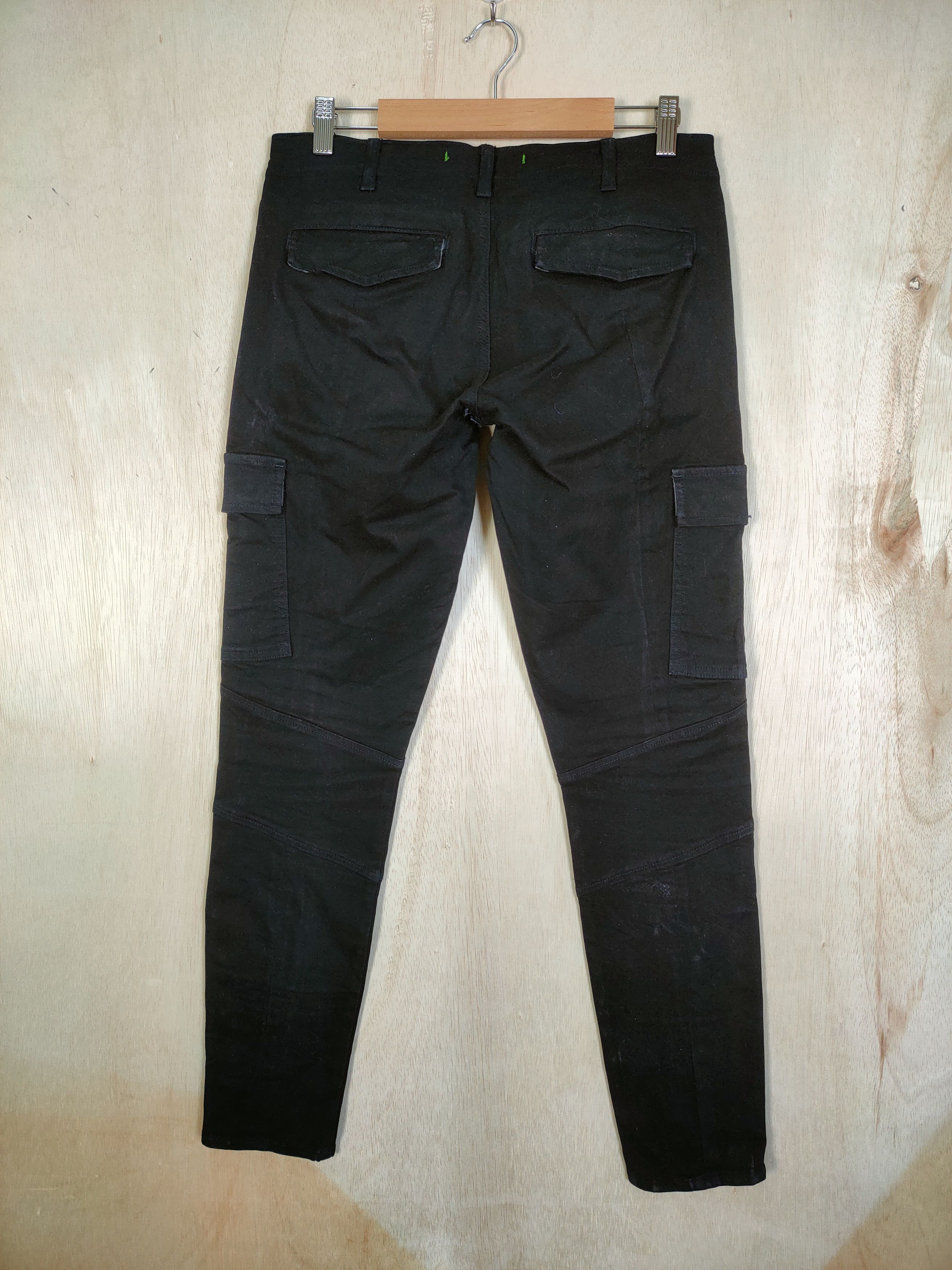 Japanese Brand JAPANESE BRAND SKINNY CARGO PANTS ZIPPER LEG OPEN Size US 28 / EU 44 - 5 Thumbnail
