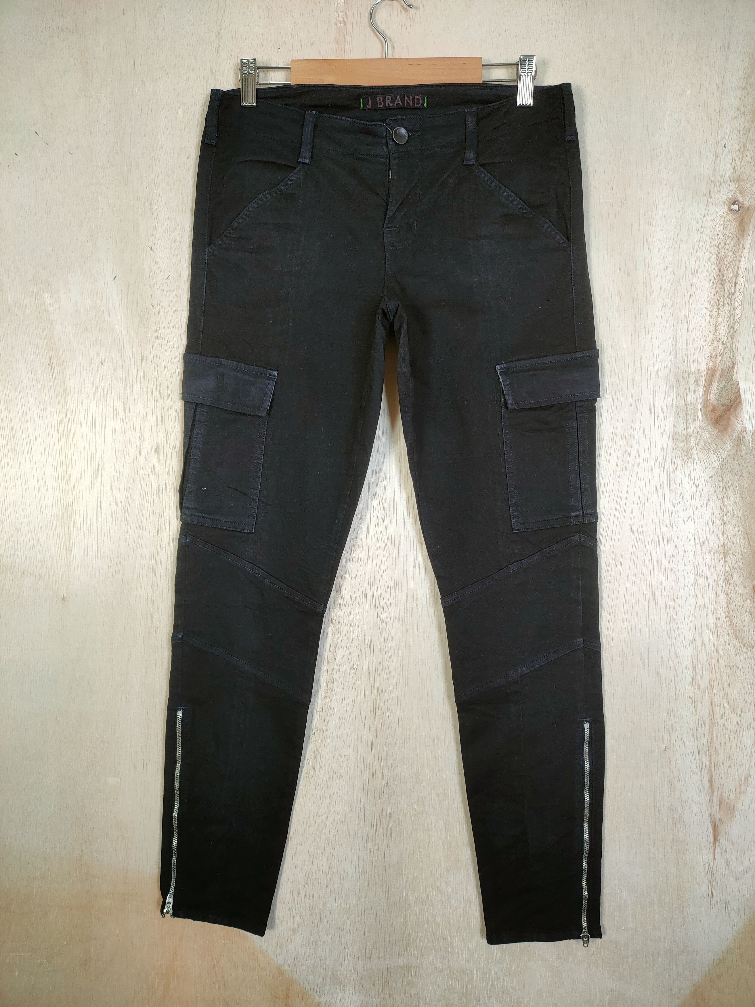 Japanese Brand JAPANESE BRAND SKINNY CARGO PANTS ZIPPER LEG OPEN Size US 28 / EU 44 - 1 Thumbnail