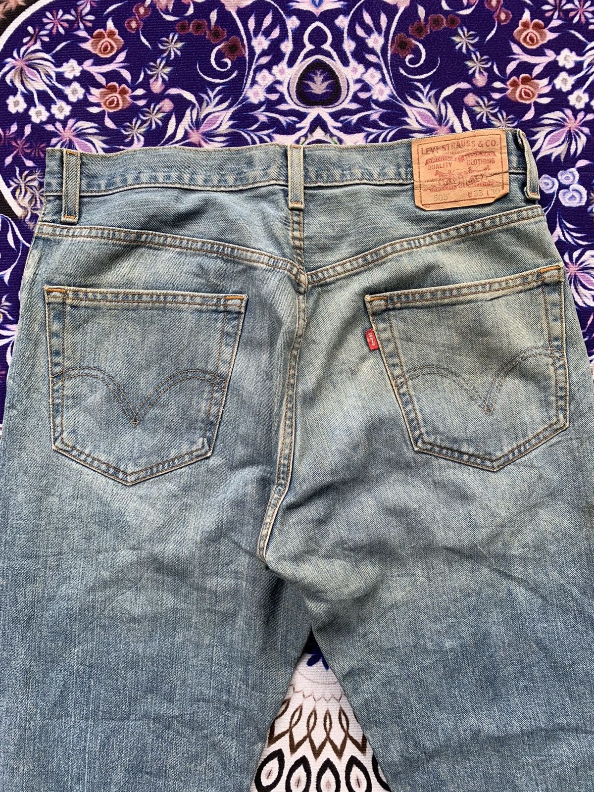 Levi's Vintage Levis 505 Faded Wash Denim Size US 35 - 9 Thumbnail