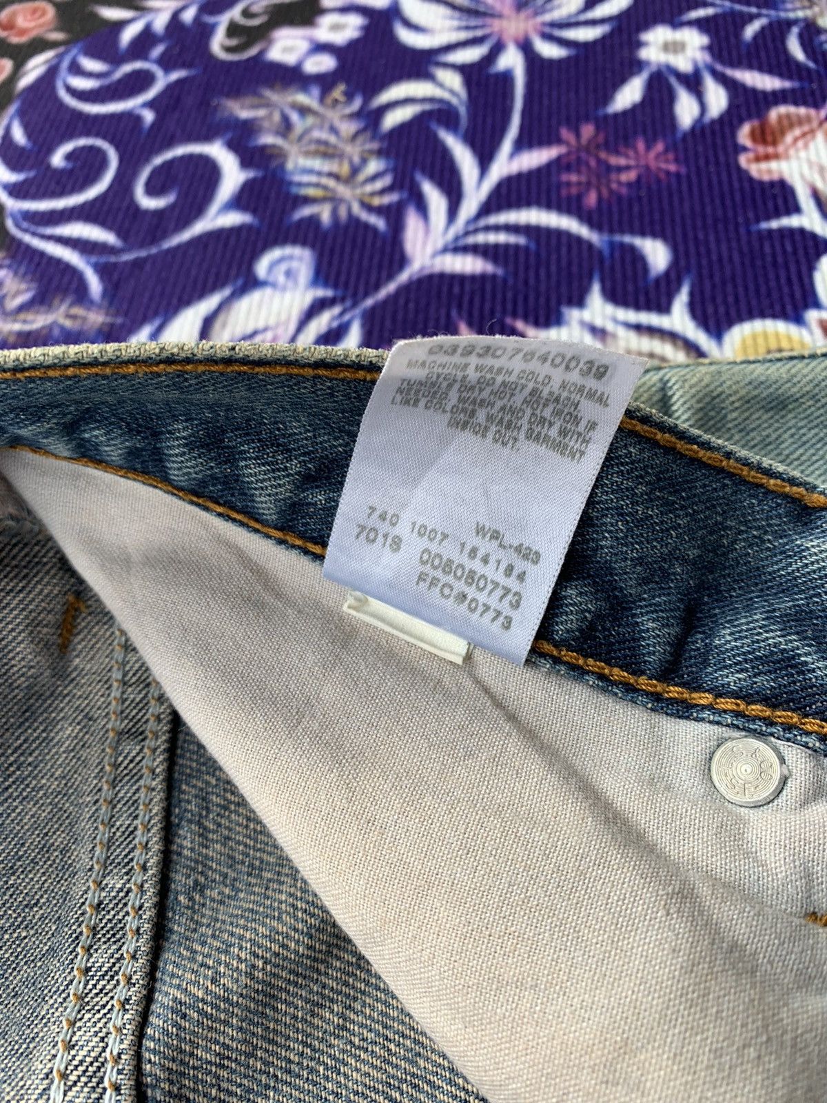Levi's Vintage Levis 505 Faded Wash Denim Size US 35 - 5 Thumbnail