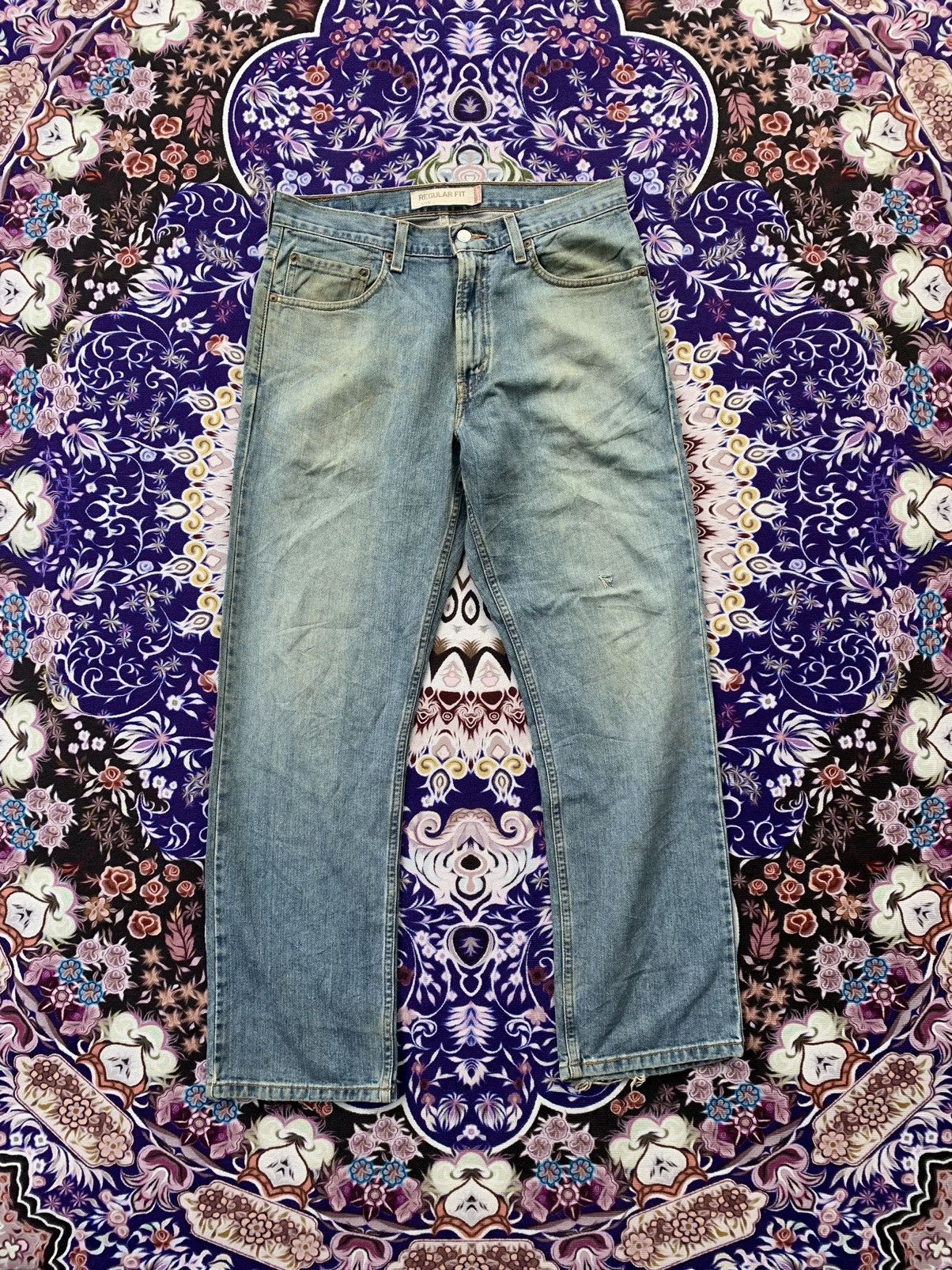 Levi's Vintage Levis 505 Faded Wash Denim Size US 35 - 1 Thumbnail