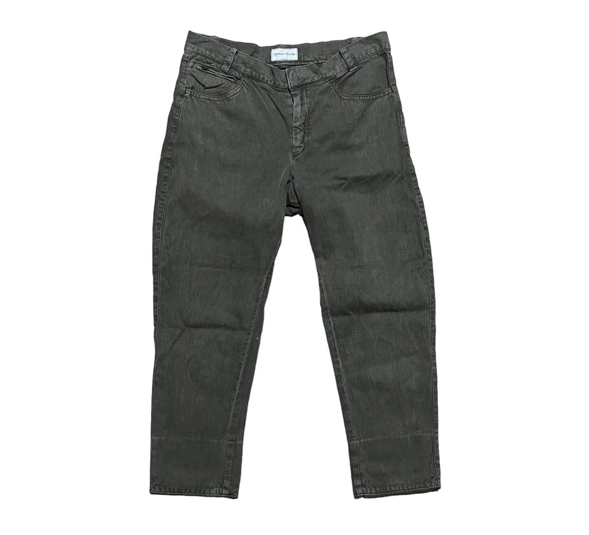 image of Issey Miyake Tsumori Chisato Crop Pants in Cream, Men's (Size 32)
