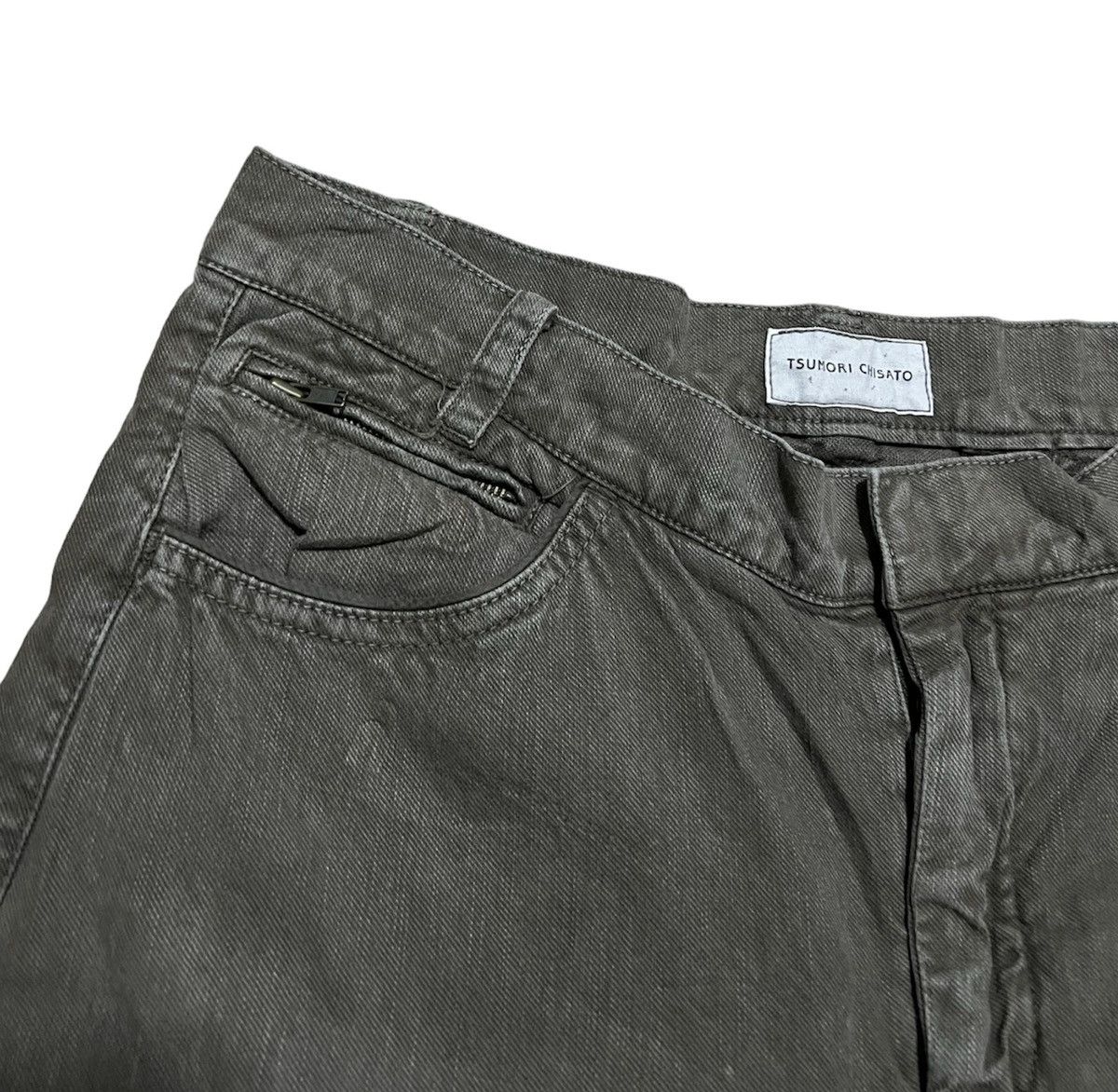 Issey Miyake × Vintage VINTAGE ISSEY MIYAKE TSUMORI CHISATO CROP PANTS Size US 32 / EU 48 - 5 Thumbnail