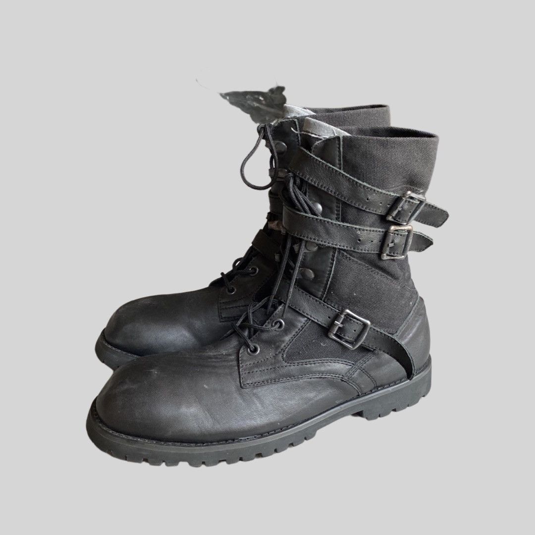 Number (N)ine Number (N)ine Welcome To The Jungle Combat Boots | Grailed