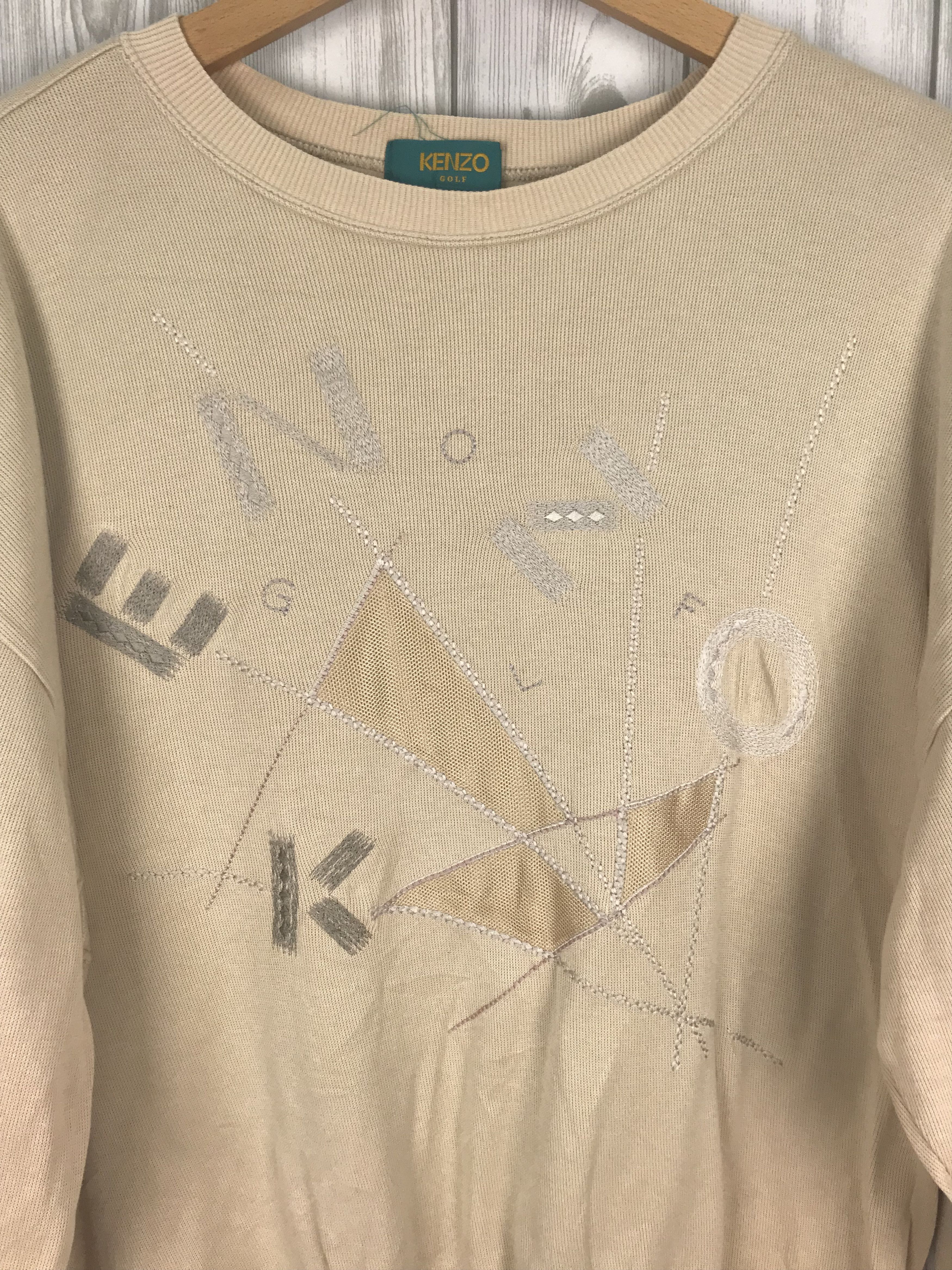 Kenzo Vintage KENZO GOLF Embroidered Sweatshirt Size US L / EU 52-54 / 3 - 5 Thumbnail