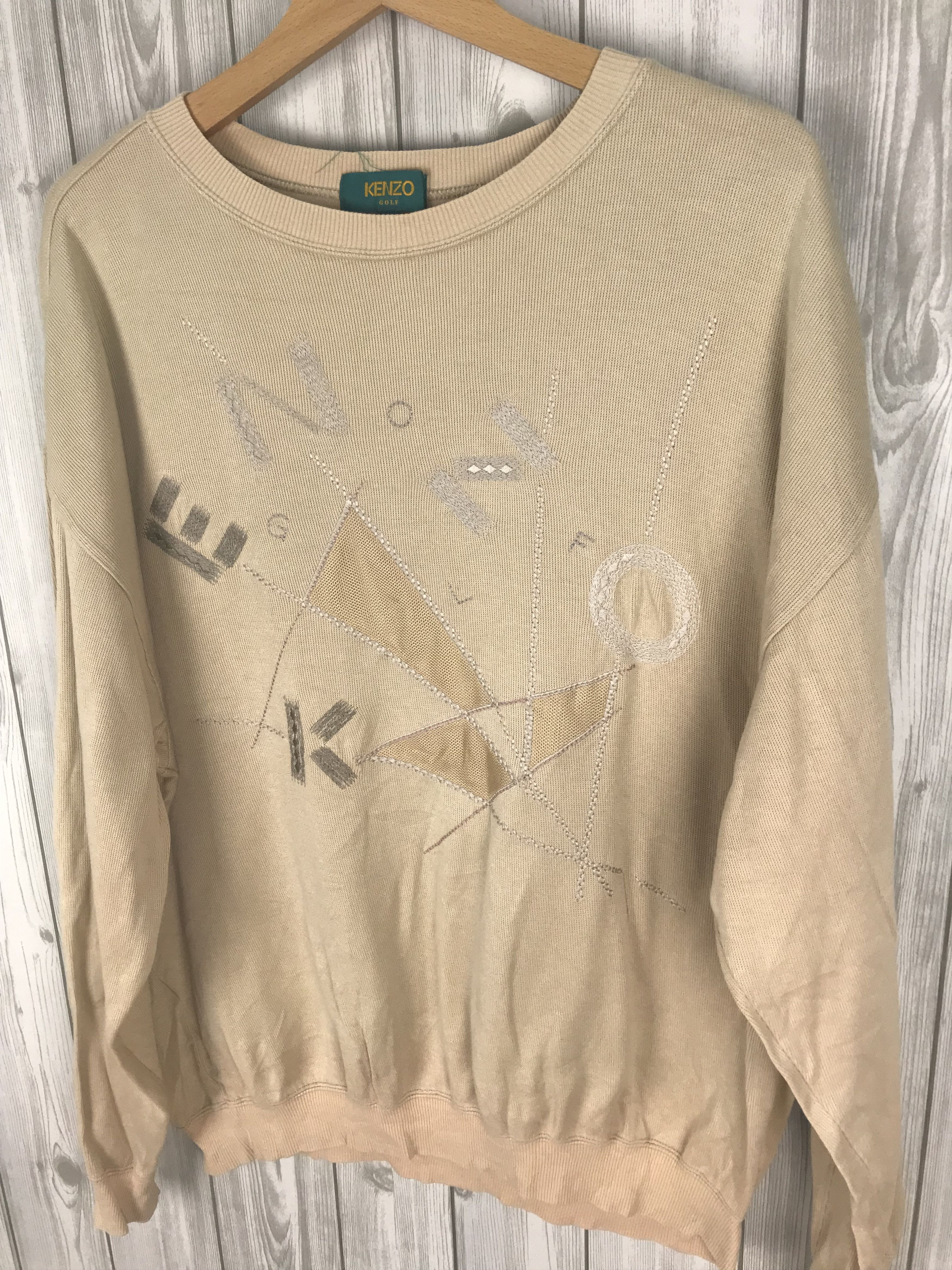 Kenzo Vintage KENZO GOLF Embroidered Sweatshirt Size US L / EU 52-54 / 3 - 4 Thumbnail