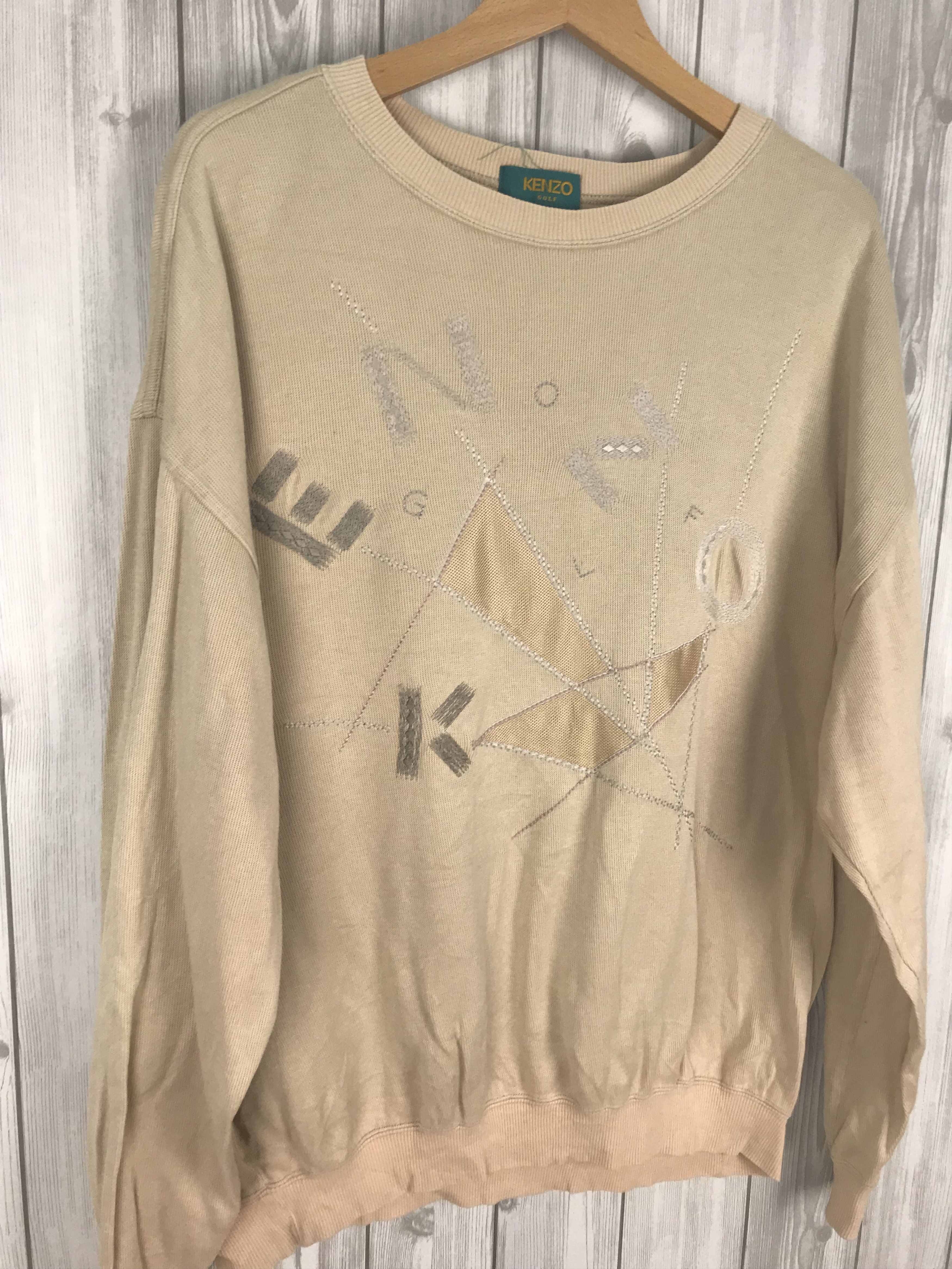 Kenzo Vintage KENZO GOLF Embroidered Sweatshirt Size US L / EU 52-54 / 3 - 3 Thumbnail
