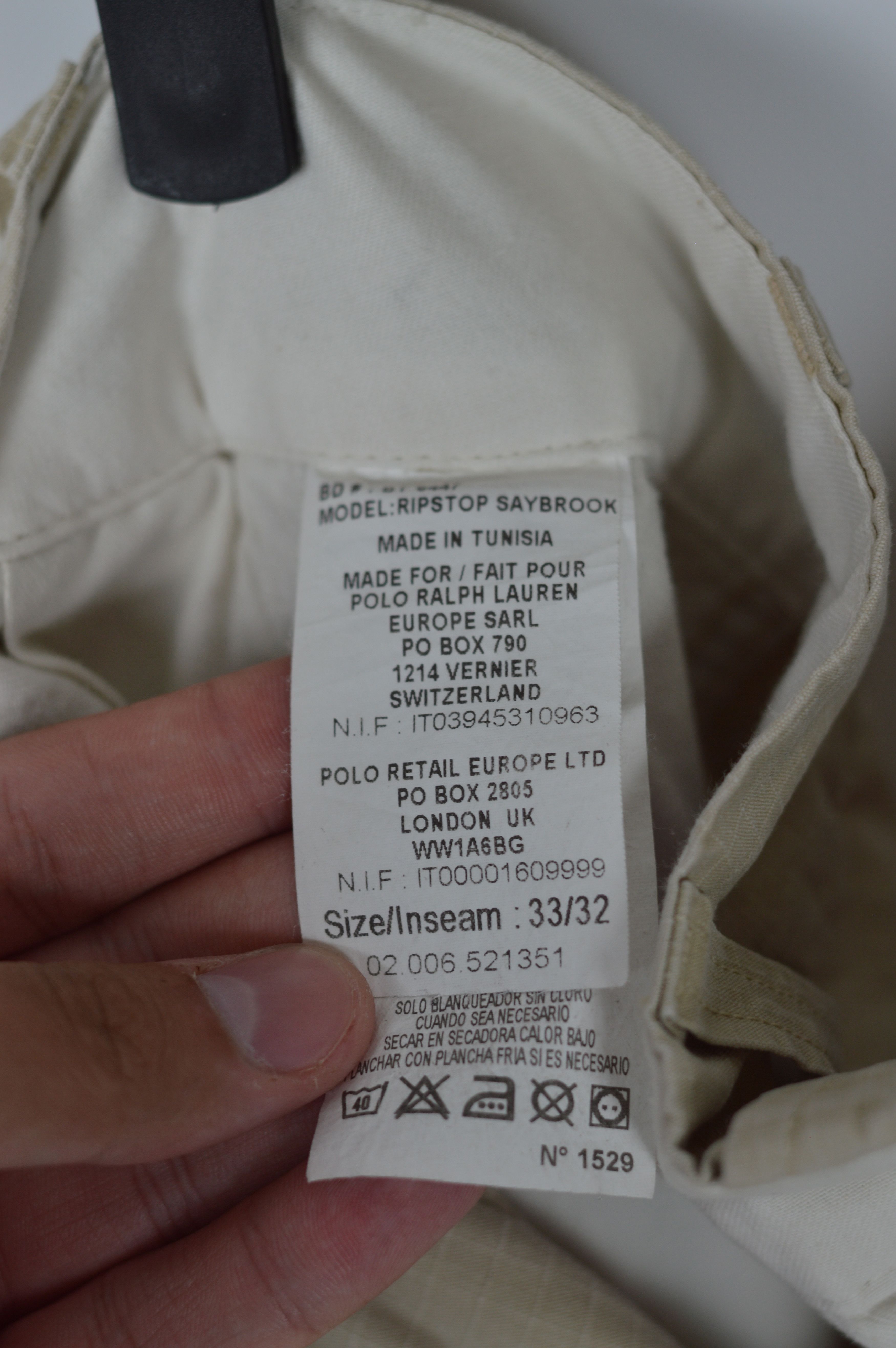 Polo Ralph Lauren Polo Jeans Company by Ralph Lauren Cargo Pant Size US 33 - 14 Thumbnail