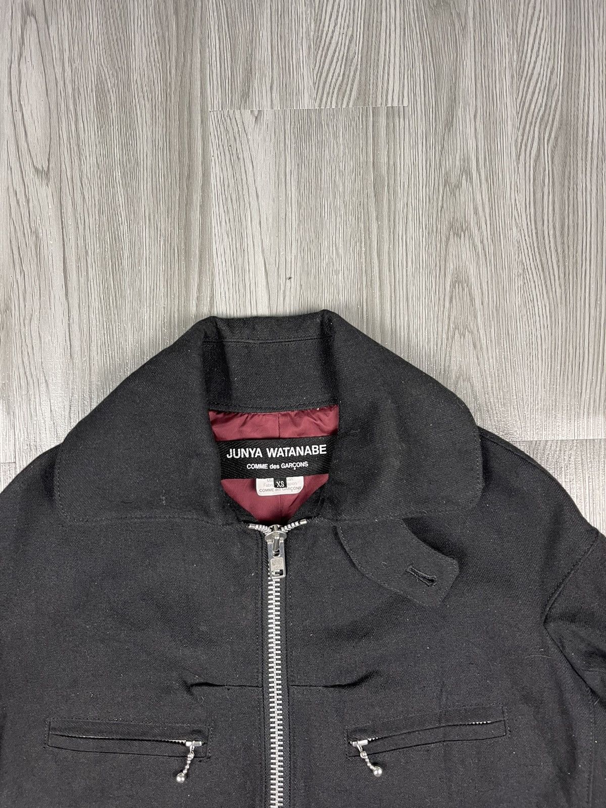 Junya Watanabe AD2011 COMME DES GARÇONS JUNYA WATANABE PLEATED JACKET Size XS / US 0-2 / IT 36-38 - 5 Thumbnail