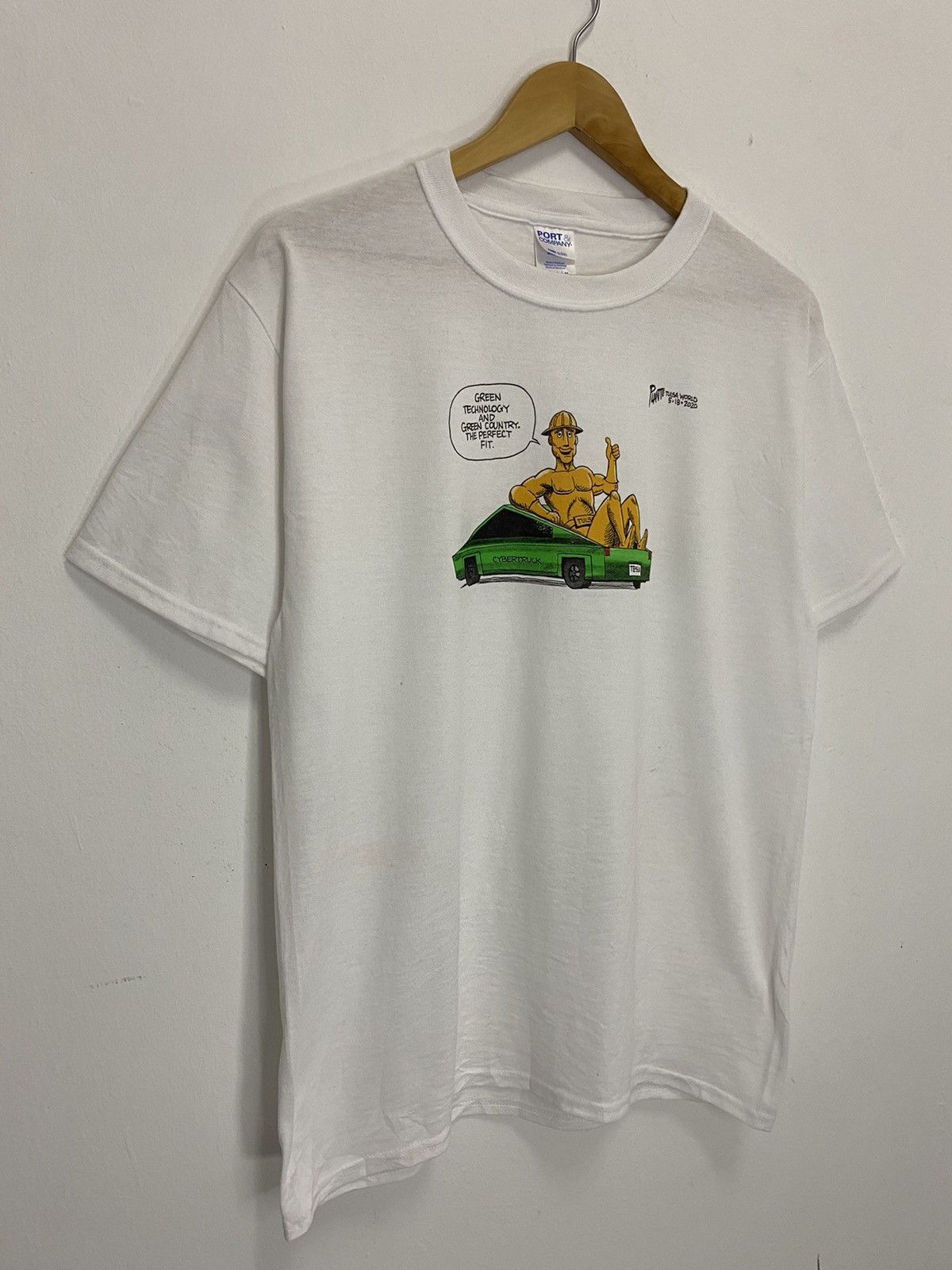 Vintage Tesla Big Print Promo T-Shirt Size US M / EU 48-50 / 2 - 3 Thumbnail