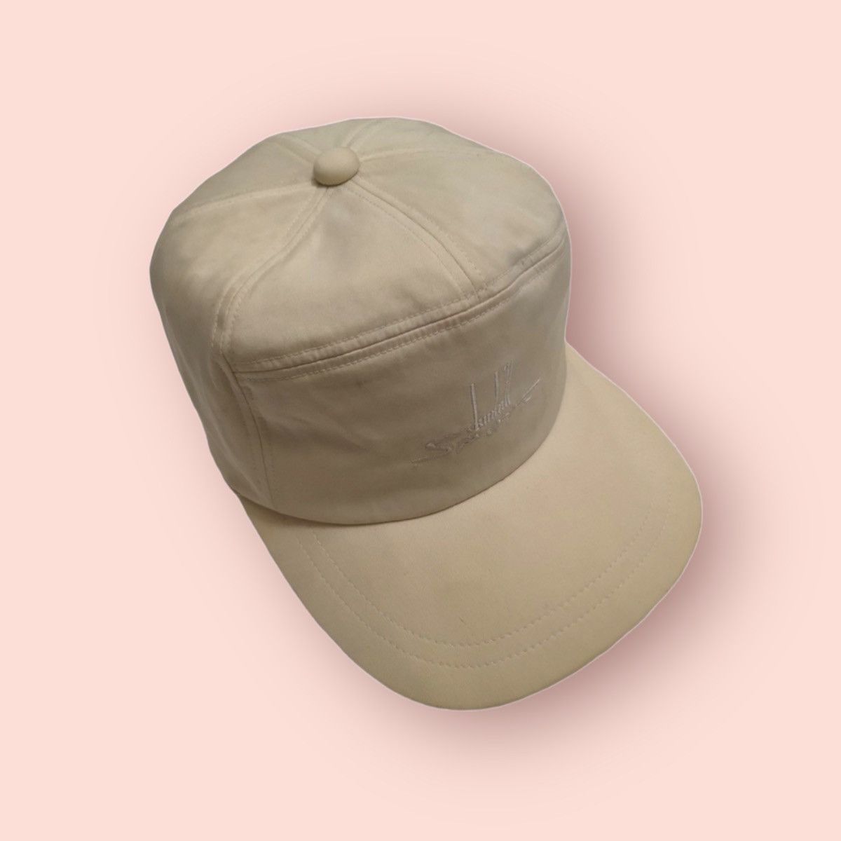 Alfred Dunhill × Descente DUNHILL SPORTS VINTAGE 7 PANELS STRAPBACK Size ONE SIZE - 4 Thumbnail