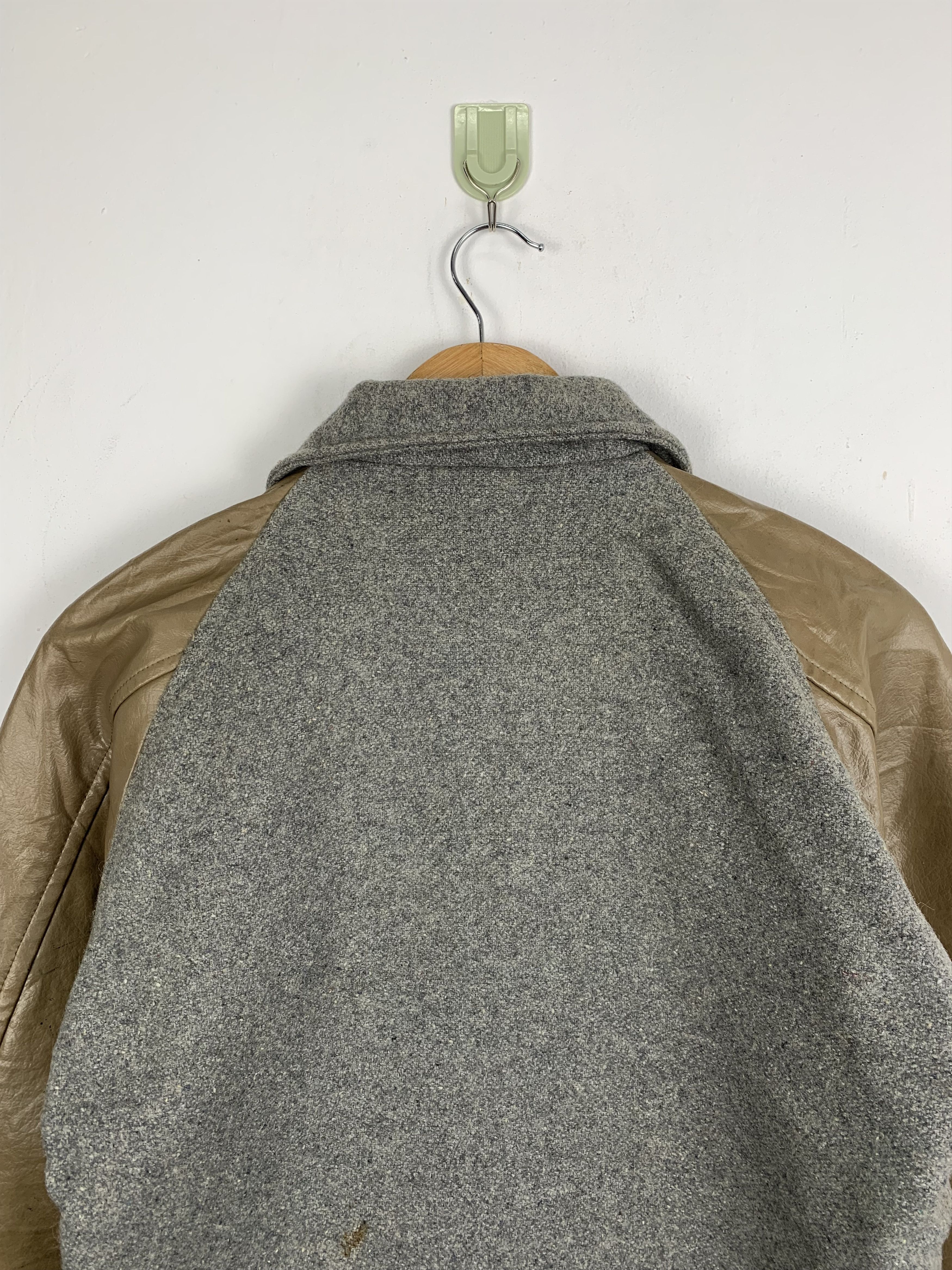 Japanese Brand Vintage 70s Japanese Brand Sleeve Leather Varsity V0505 Size US M / EU 48-50 / 2 - 4 Thumbnail