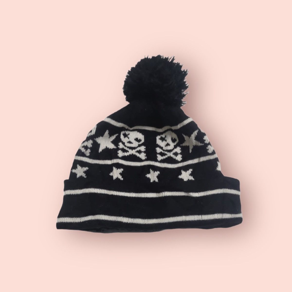 image of Seditionaries x Skulls Dope! Skulls & Bones Beanie in Black/White, Men's