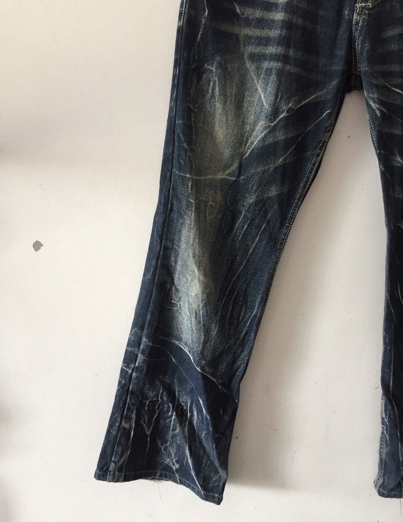 Hysteric Glamour × Japanese Brand × Tornado Mart Nglaus Jeans Acid double waist by Japanese Brand Size US 33 - 4 Thumbnail