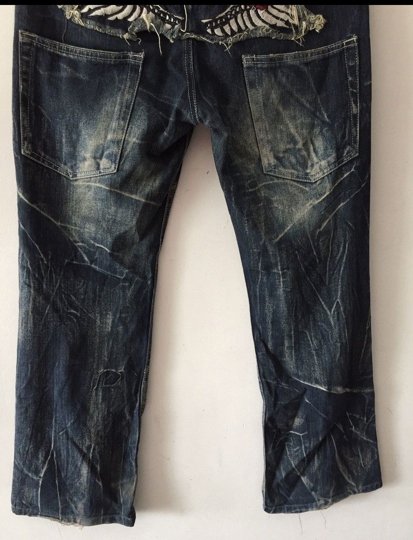 Hysteric Glamour × Japanese Brand × Tornado Mart Nglaus Jeans Acid double waist by Japanese Brand Size US 33 - 5 Thumbnail