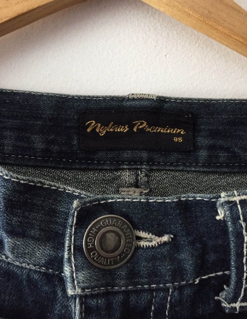 Hysteric Glamour × Japanese Brand × Tornado Mart Nglaus Jeans Acid double waist by Japanese Brand Size US 33 - 6 Thumbnail