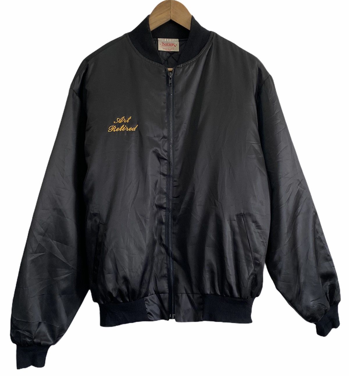 Other RARE🔥Boeing 747 Engineer Retired Flight SATIN Bomber Jacket Size US XL / EU 56 / 4 - 2 Thumbnail
