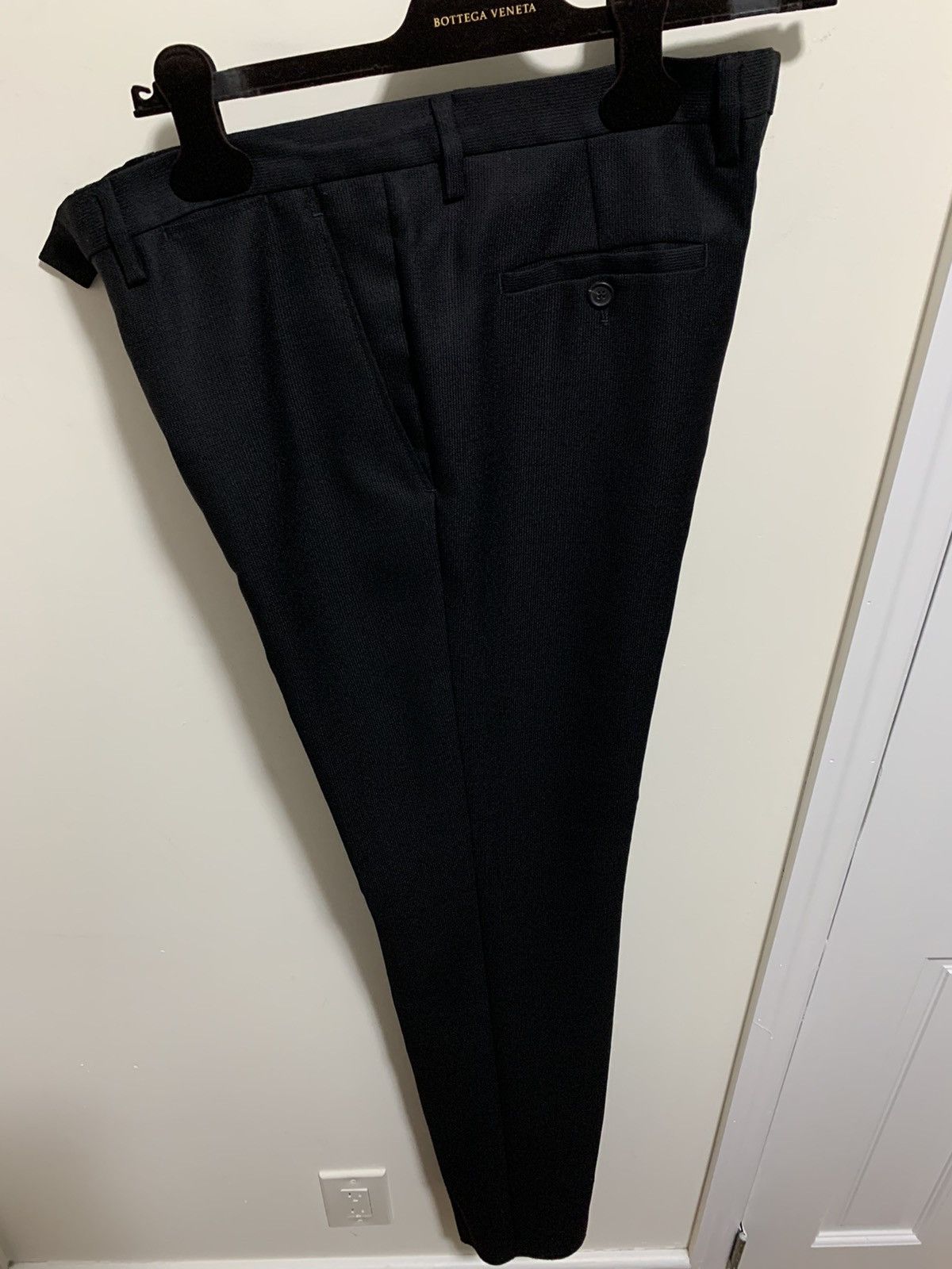 Raf Simons NEW slim-fit classic pants, IT50, textured wool,Italy Size 40R - 15 Thumbnail