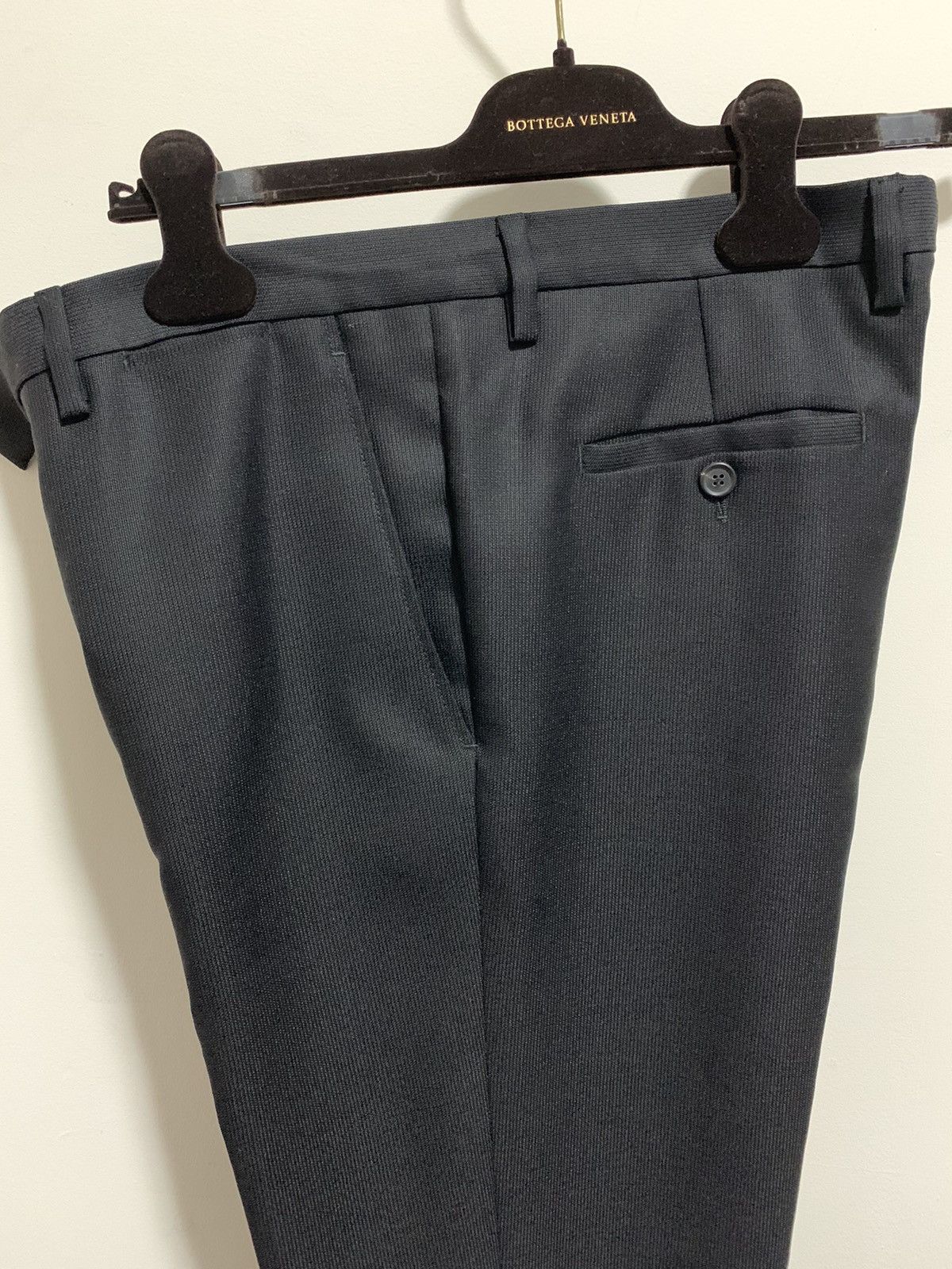 Raf Simons NEW slim-fit classic pants, IT50, textured wool,Italy Size 40R - 14 Thumbnail