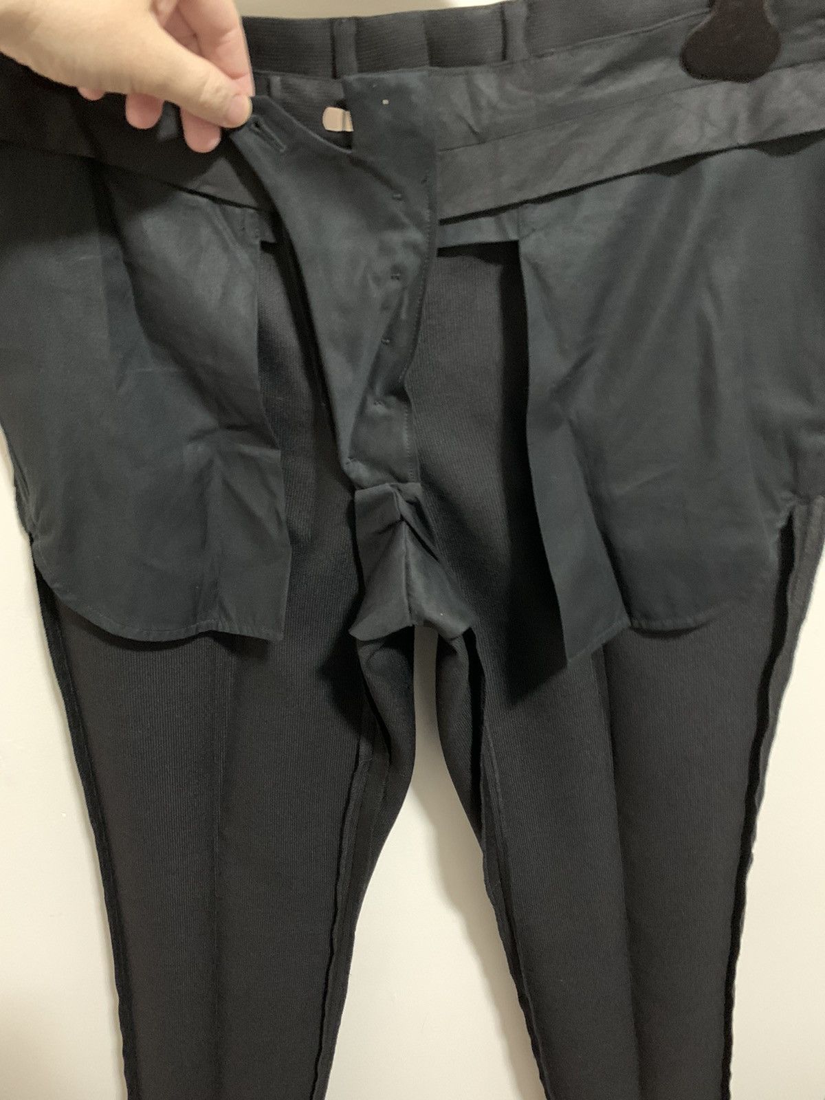 Raf Simons NEW slim-fit classic pants, IT50, textured wool,Italy Size 40R - 16 Thumbnail