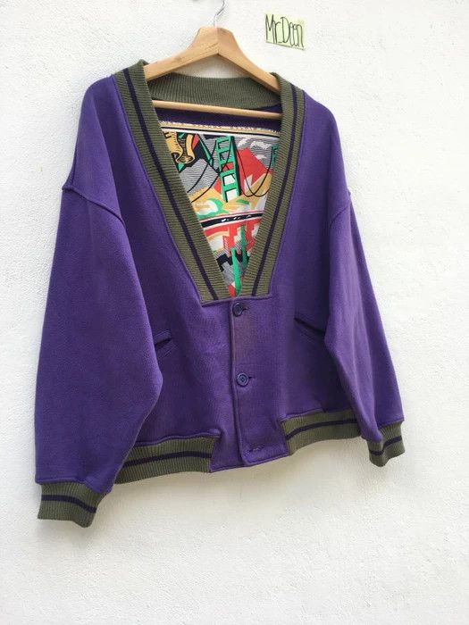 Issey Miyake Hai Sporting Gear by Issey Miyake Painting Design Jacket Size US M / EU 48-50 / 2 - 5 Thumbnail