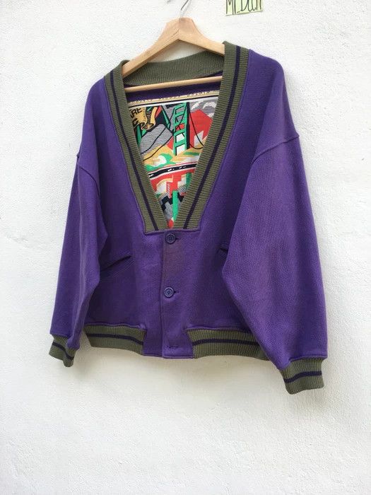 Issey Miyake Hai Sporting Gear by Issey Miyake Painting Design Jacket Size US M / EU 48-50 / 2 - 3 Thumbnail