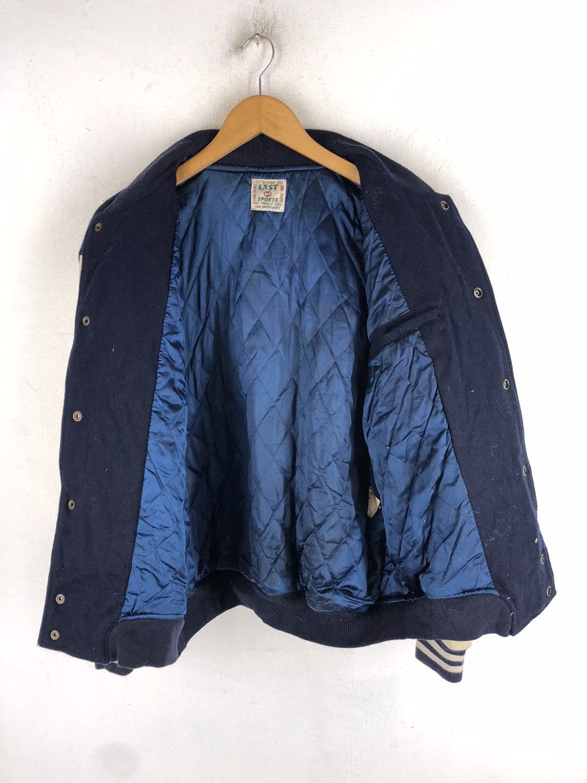 Japanese Brand 🔥EAST BOY SPORT EMBROIDERY VARSITY BOMBER JACKET Size US L / EU 52-54 / 3 - 12 Thumbnail