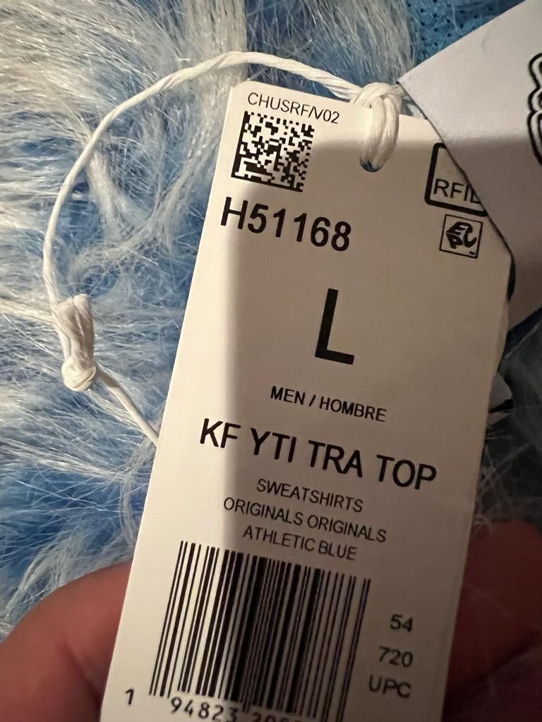 Adidas coat in white and blue Size US L / EU 52-54 / 3 - 4 Thumbnail