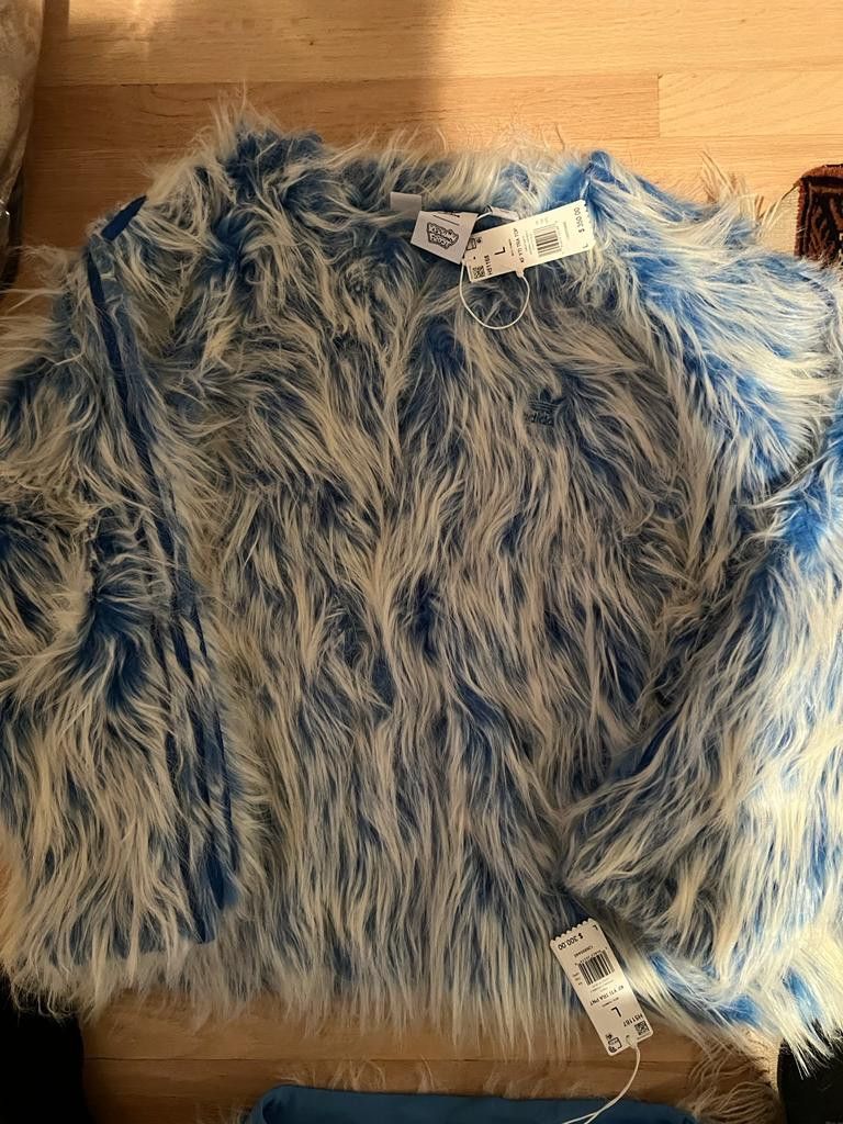 Adidas coat in white and blue Size US L / EU 52-54 / 3 - 5 Thumbnail