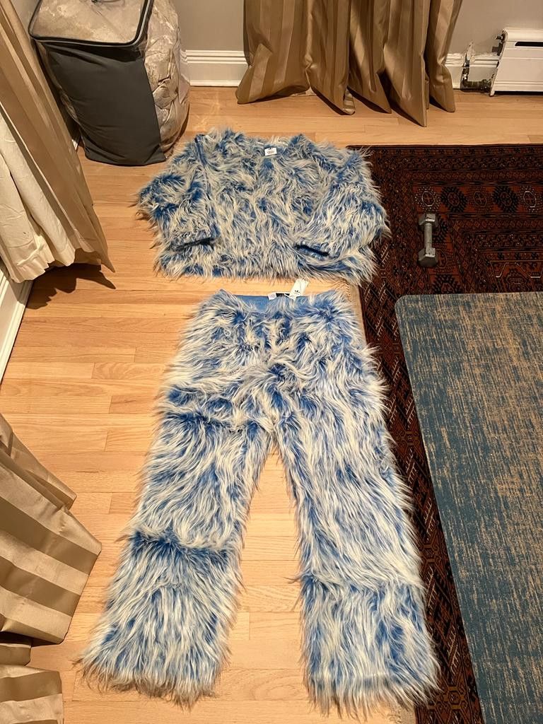 Adidas coat in white and blue Size US L / EU 52-54 / 3 - 1 Thumbnail