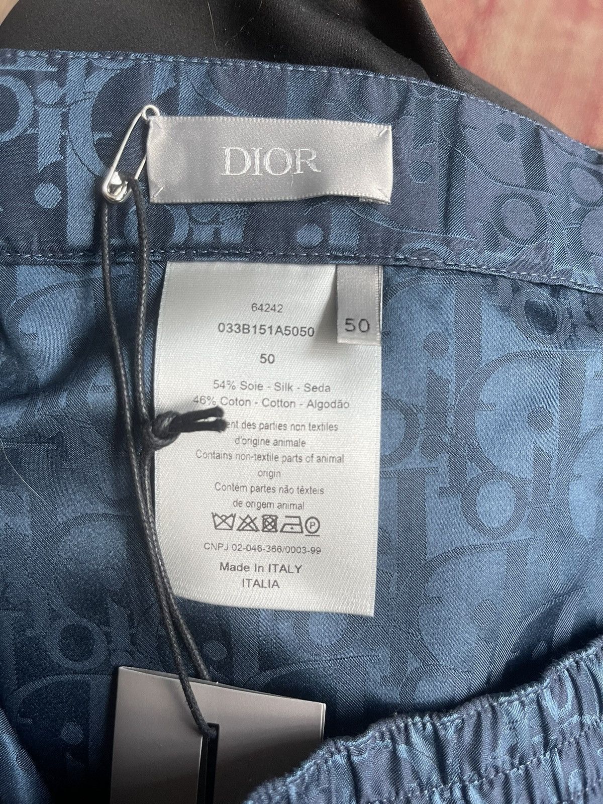 Dior Dior Oblique Silk Pants Size US 34 / EU 50 - 6 Thumbnail