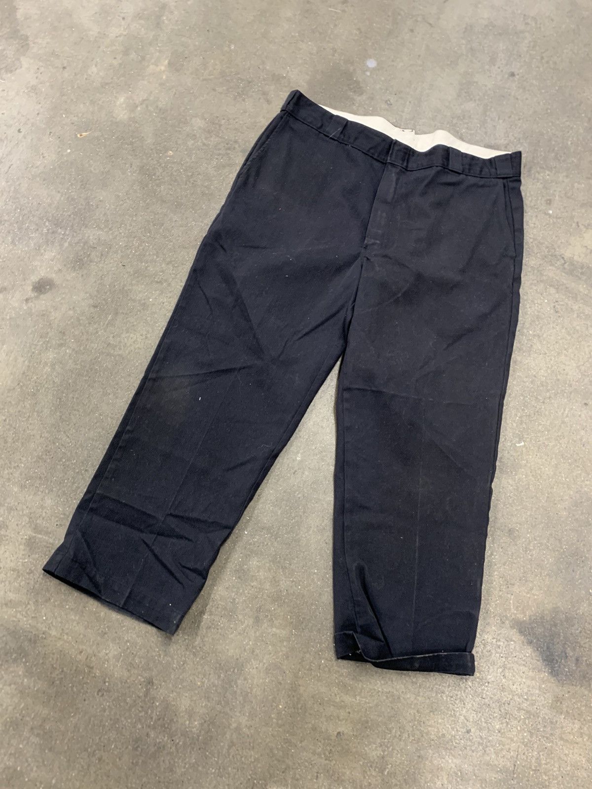 Dickies × Vintage Vintage Dickies Black Work Pants 40x28 Size US 40 / EU 56 - 1 Thumbnail