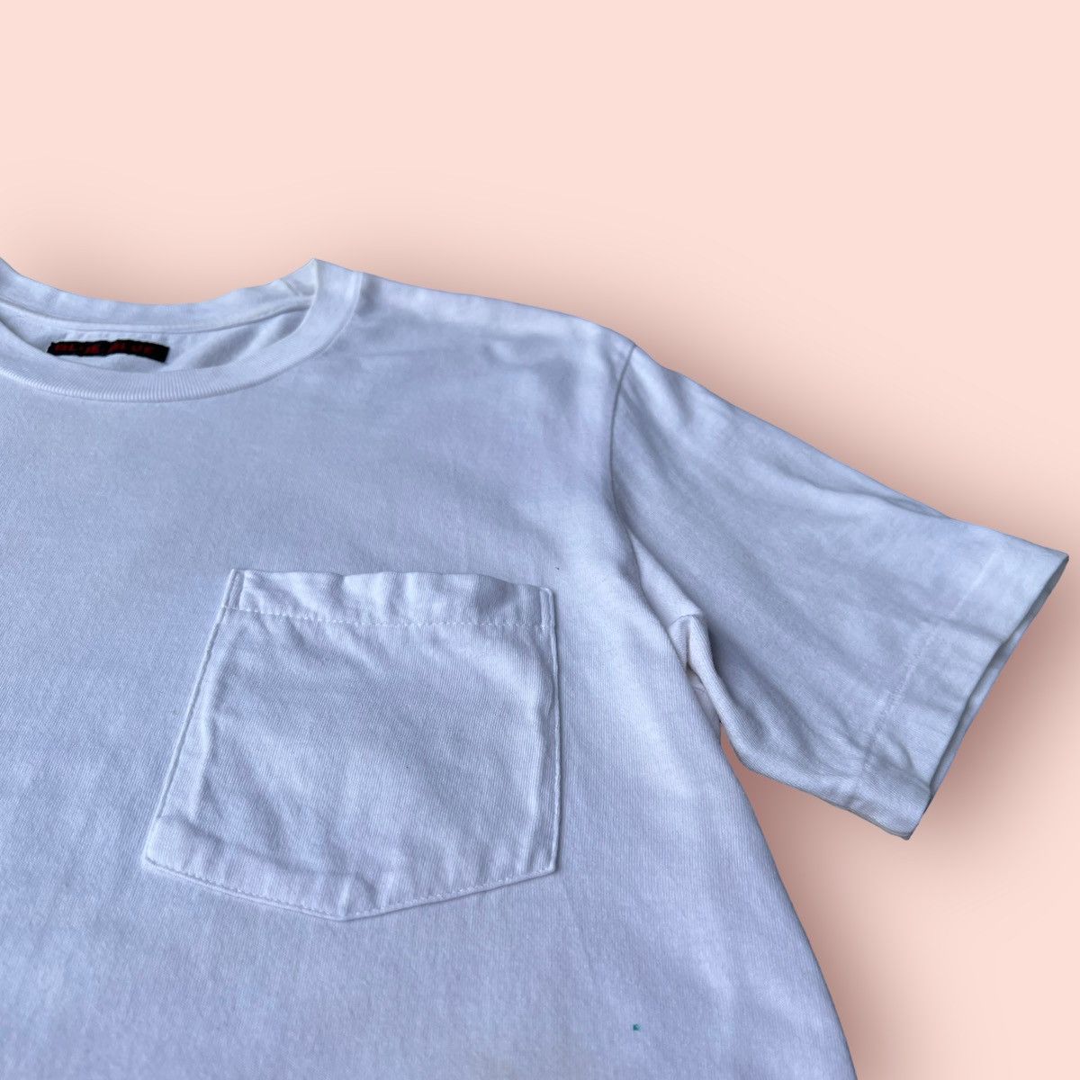 Blue Blue Japan × Japanese Brand VINTAGE BLUE BLUE JAPAN REAR BIG LOGO POCKET TEE Size US M / EU 48-50 / 2 - 4 Thumbnail