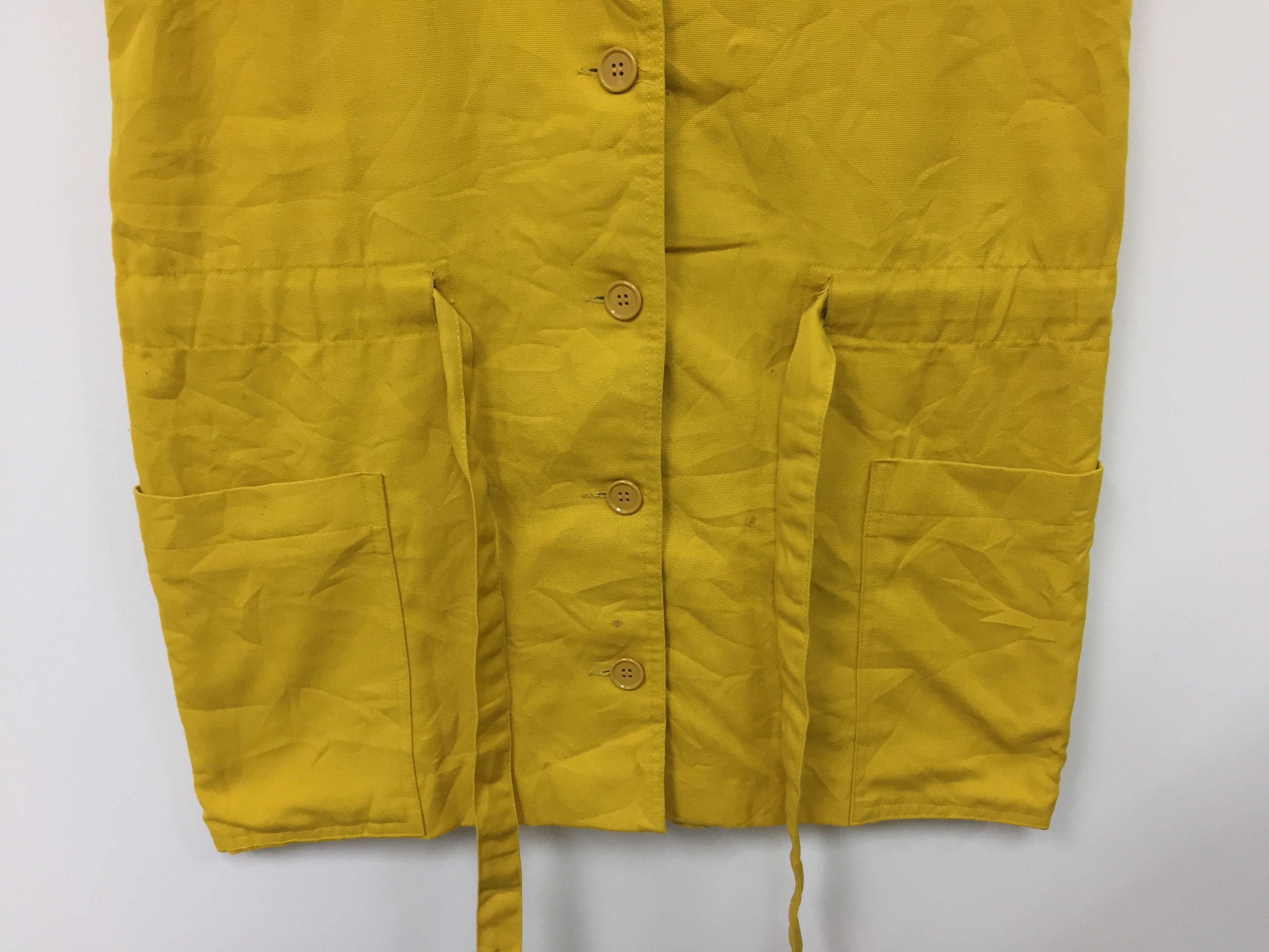 Kansai Yamamoto × Vintage 1980s KANSAI YAMAMOTO EYE button up Sleeveless Size S / US 4 / IT 40 - 4 Thumbnail