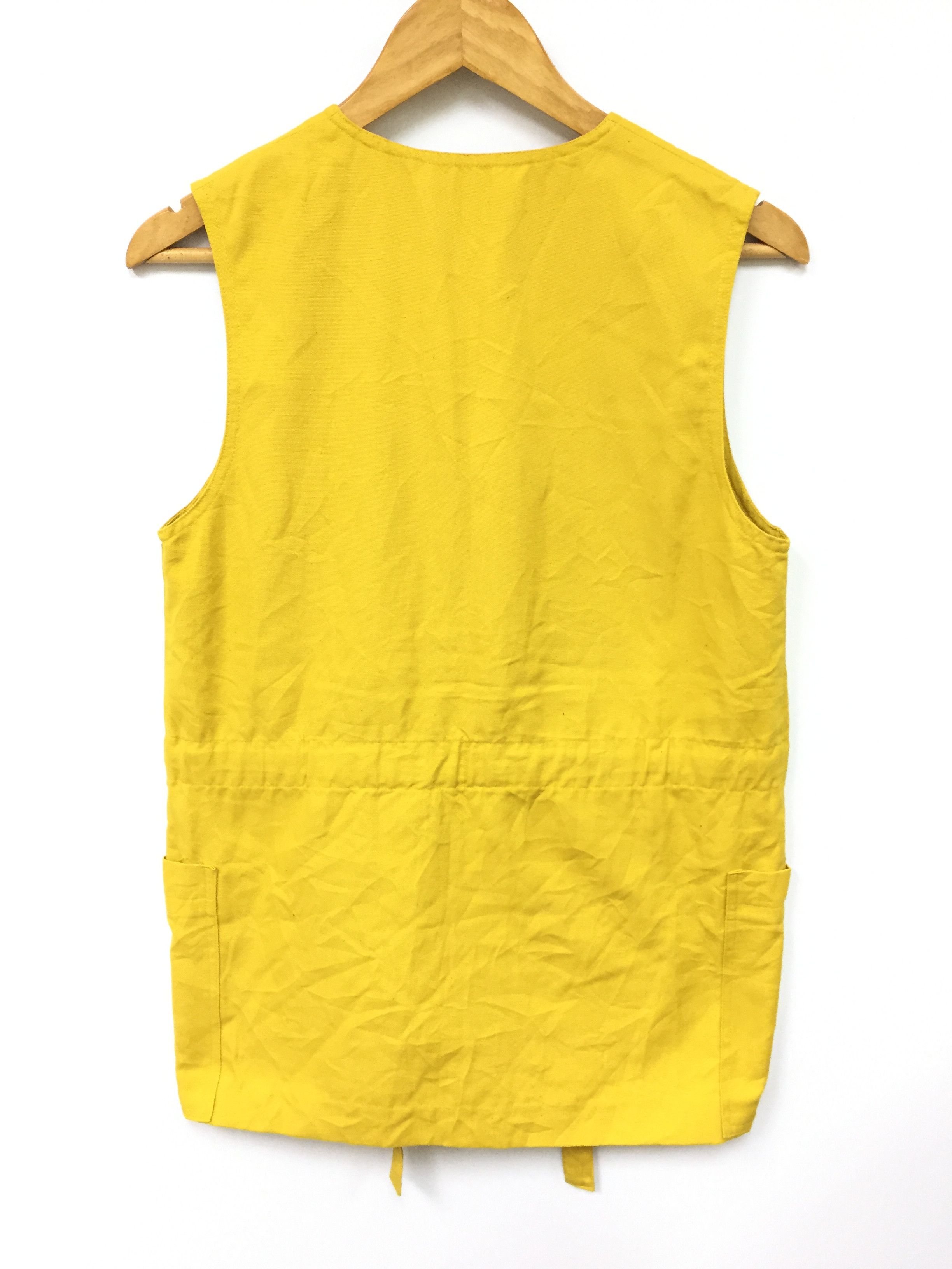 Kansai Yamamoto × Vintage 1980s KANSAI YAMAMOTO EYE button up Sleeveless Size S / US 4 / IT 40 - 5 Thumbnail