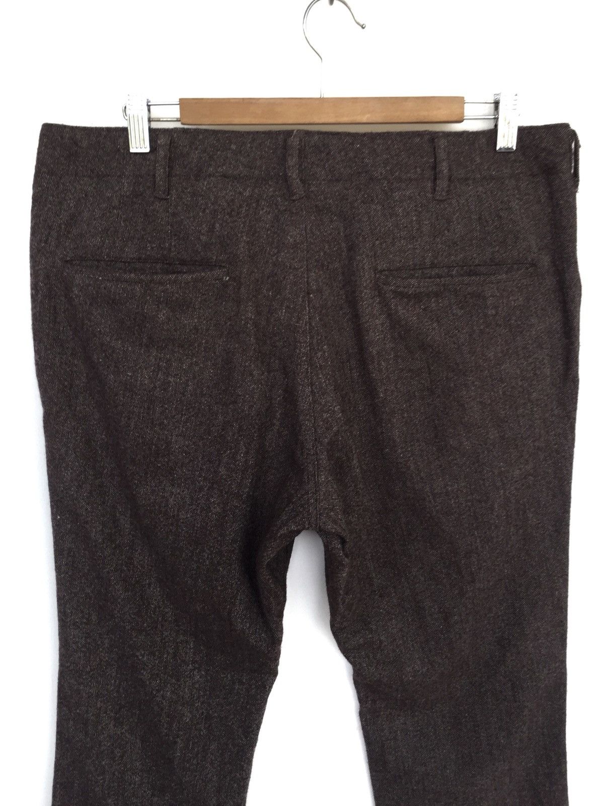 BEAUTY&YOUTH 🇯🇵 Made Sandy Wool Blend Slim Fit Oversize Pants Size US 36 / EU 52 - 7 Thumbnail