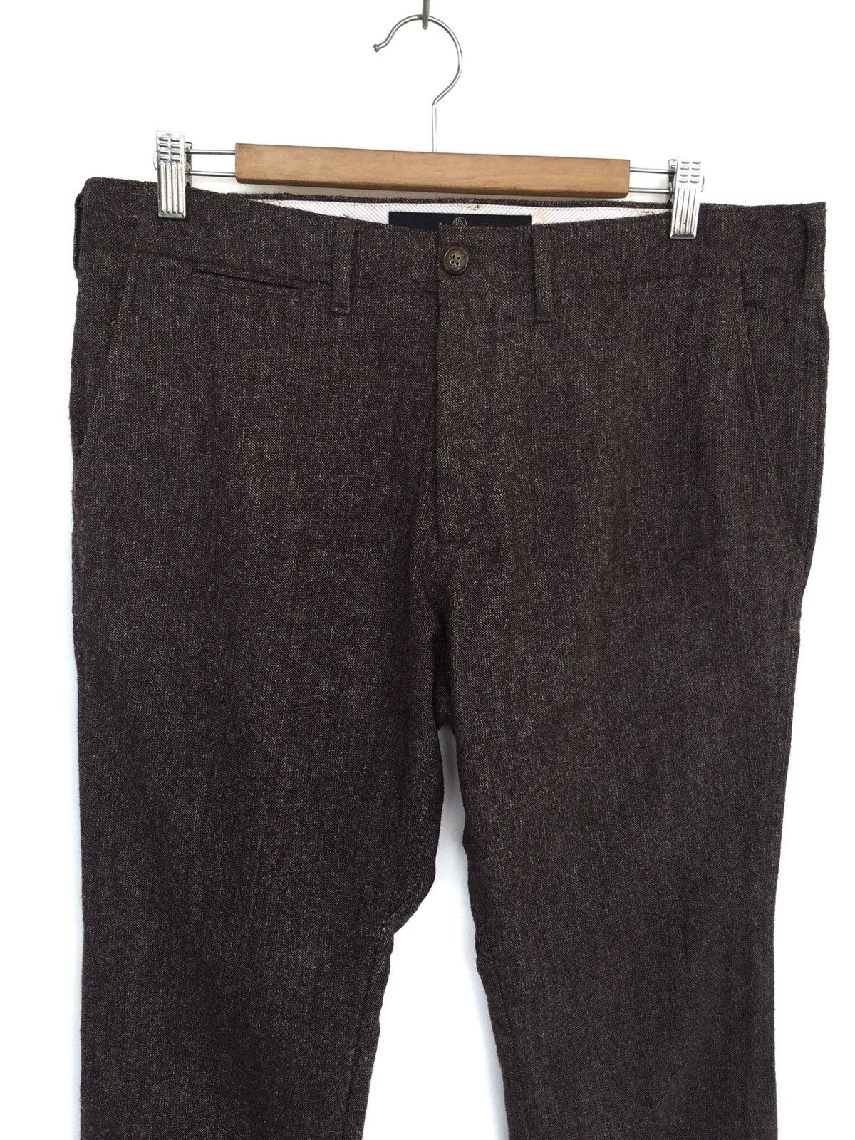 BEAUTY&YOUTH 🇯🇵 Made Sandy Wool Blend Slim Fit Oversize Pants Size US 36 / EU 52 - 1 Thumbnail