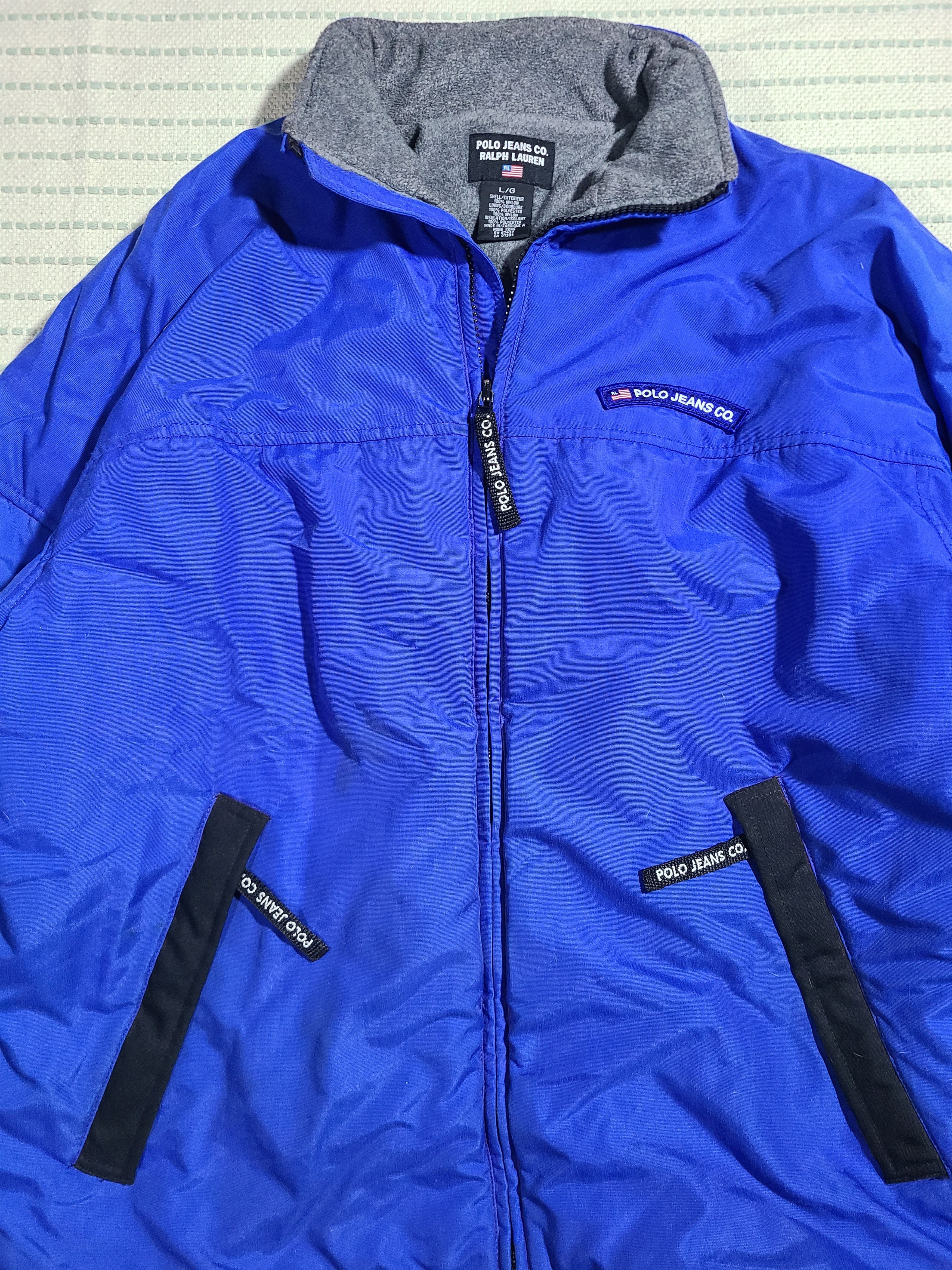 Polo Ralph Lauren × Ralph Lauren × Ralph Lauren Sport Polo Jeans Ralph Lauren Fleece Lined Zip Up Jacket Size US L / EU 52-54 / 3 - 3 Thumbnail