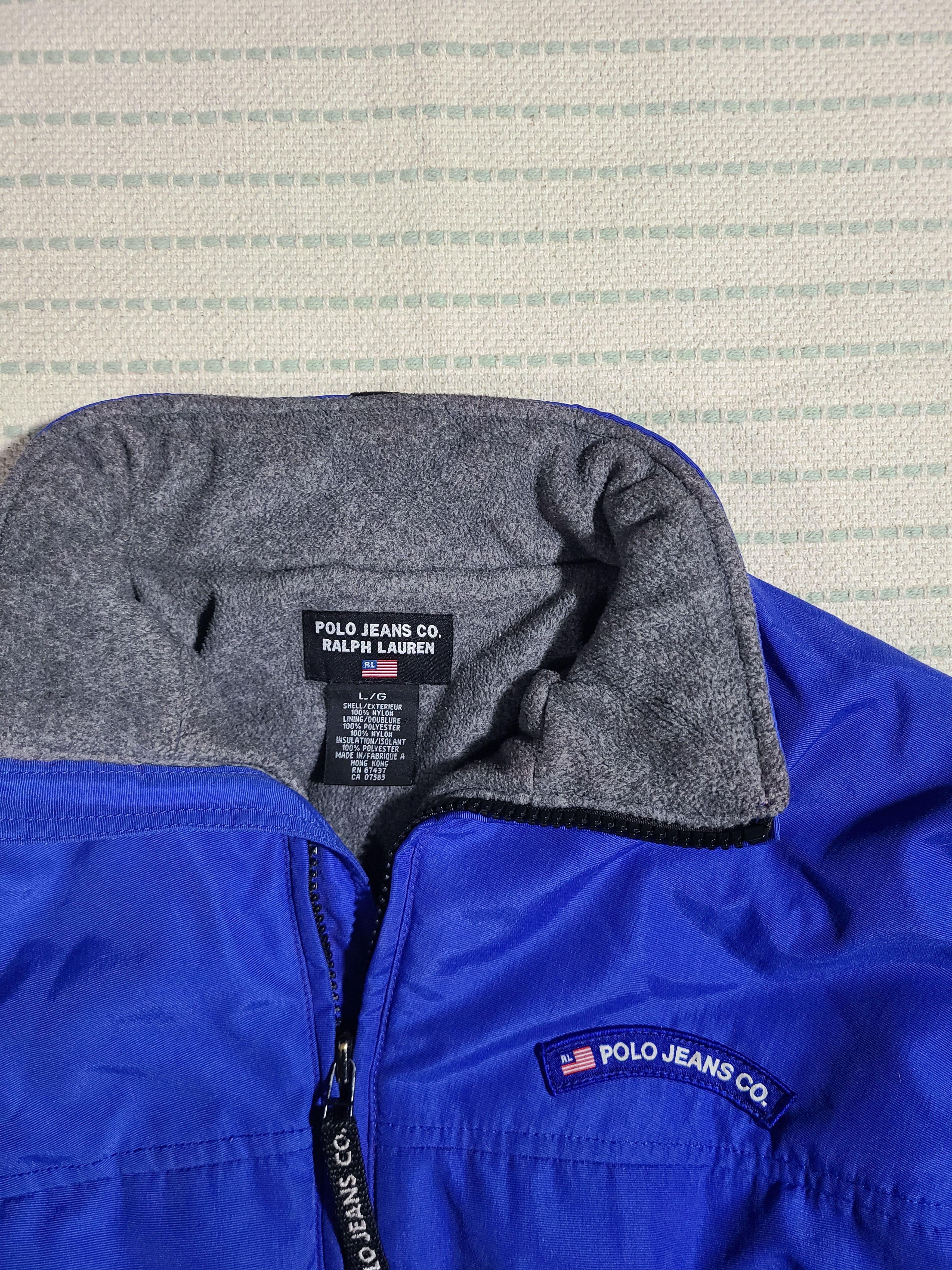 Polo Ralph Lauren × Ralph Lauren × Ralph Lauren Sport Polo Jeans Ralph Lauren Fleece Lined Zip Up Jacket Size US L / EU 52-54 / 3 - 2 Thumbnail